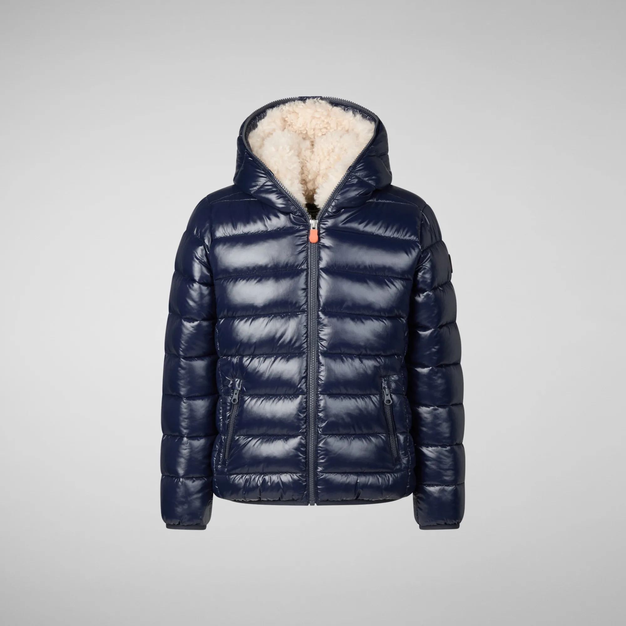 Best Sale Save The Duck Boys' animal free puffer jacket Gavin in blue black