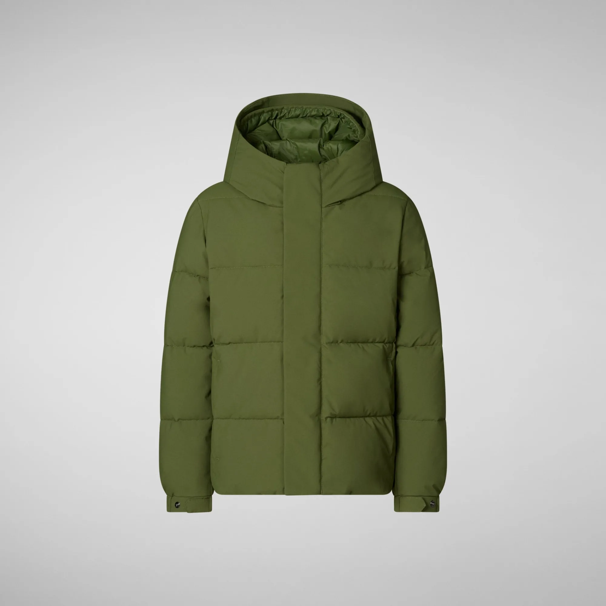 Flash Sale Save The Duck Boys' animal free puffer norwood in moss green