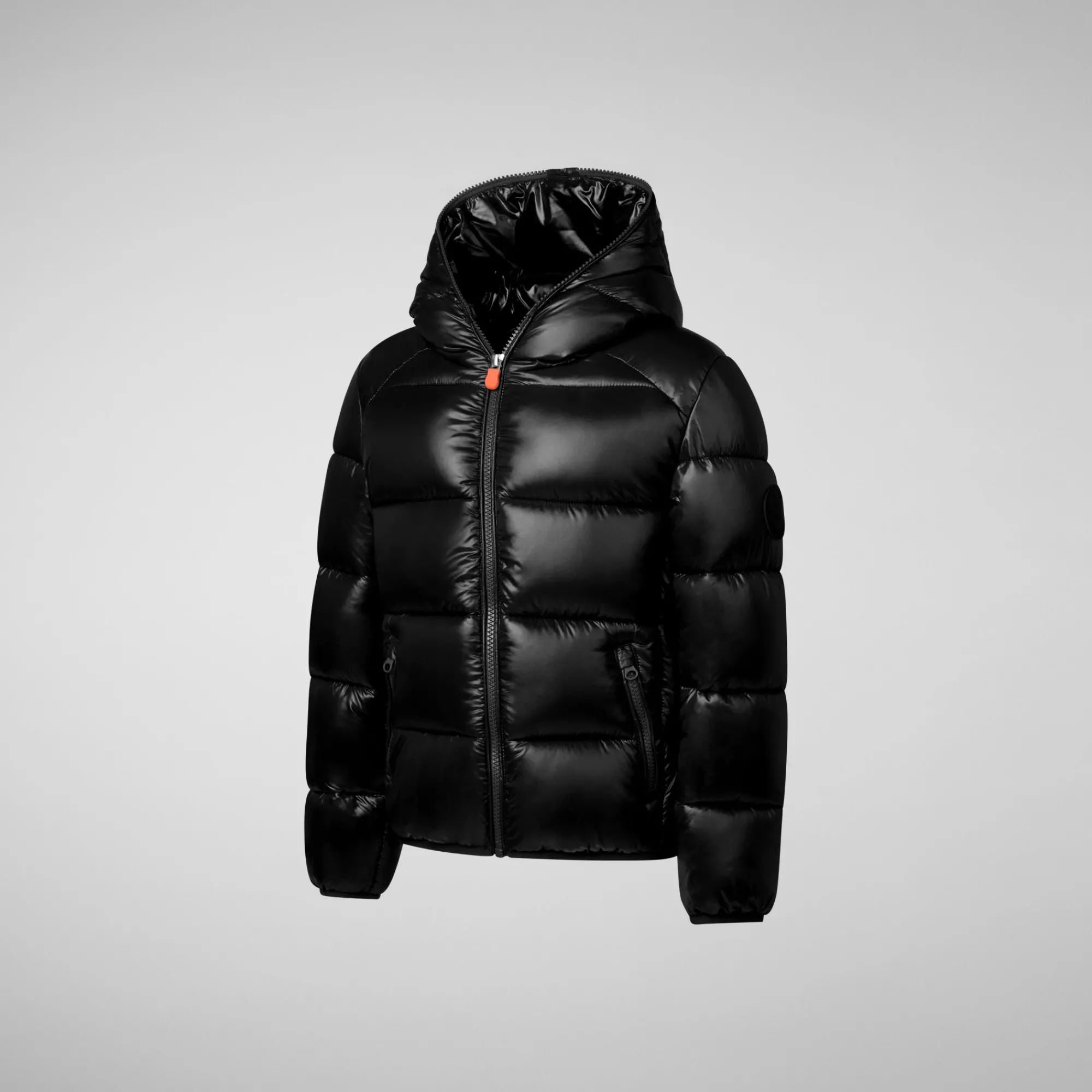 Best Save The Duck Boys' Hooded Animal free Puffer Jacket Artie in black