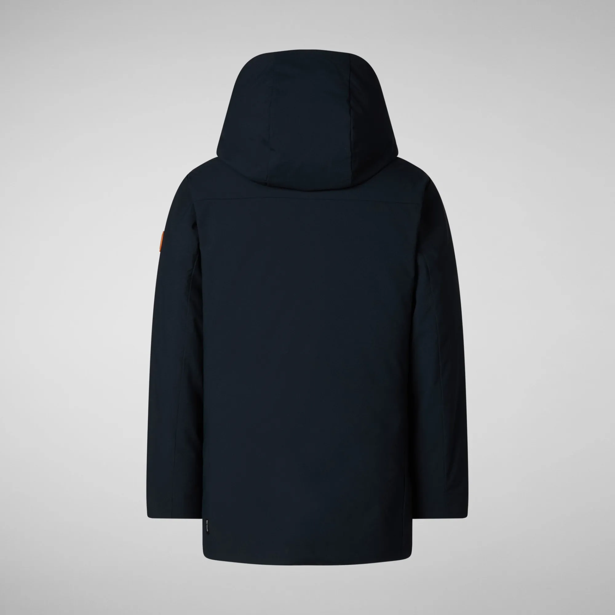 Clearance Save The Duck Boys' hooded parka Albi in BLUE BLACK