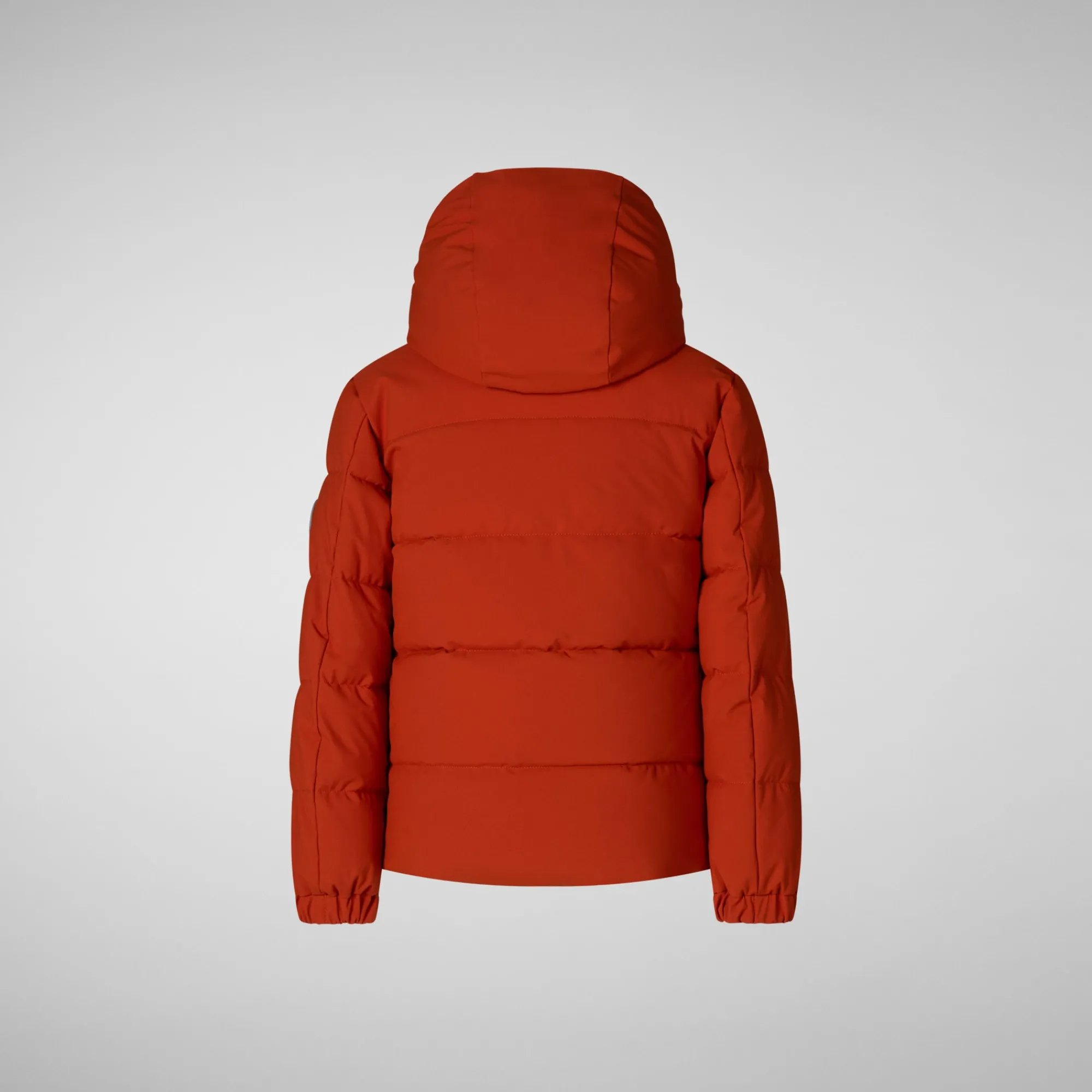 Shop Save The Duck Boys' hooded parka Klaus in maple orange MapleOrange