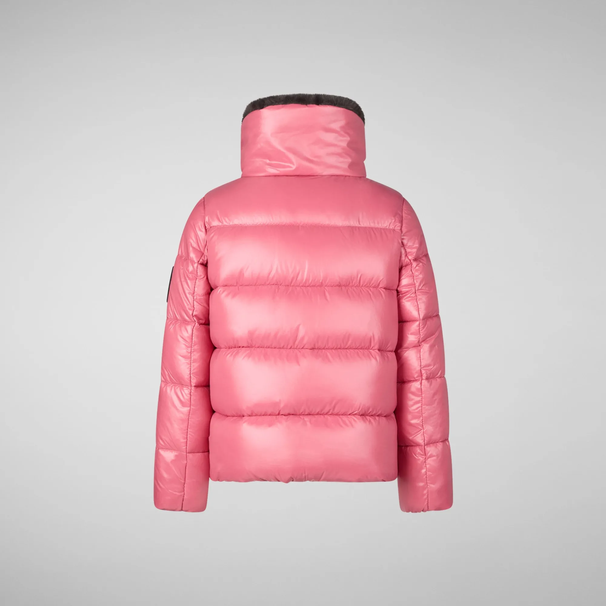 Shop Save The Duck Girls' animal free Puffer jacket kezi in bloom pink