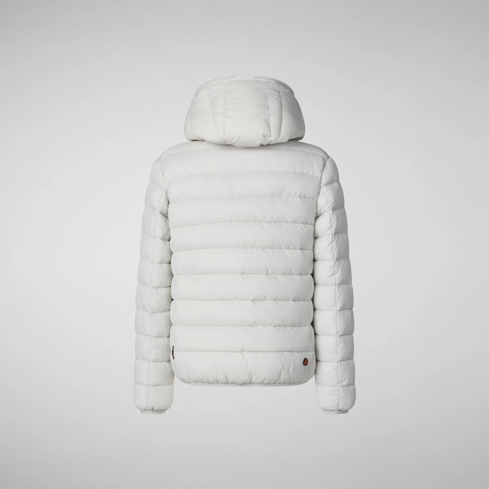 Best Sale Save The Duck Girls' animal free Puffer jacket Leci in fog grey