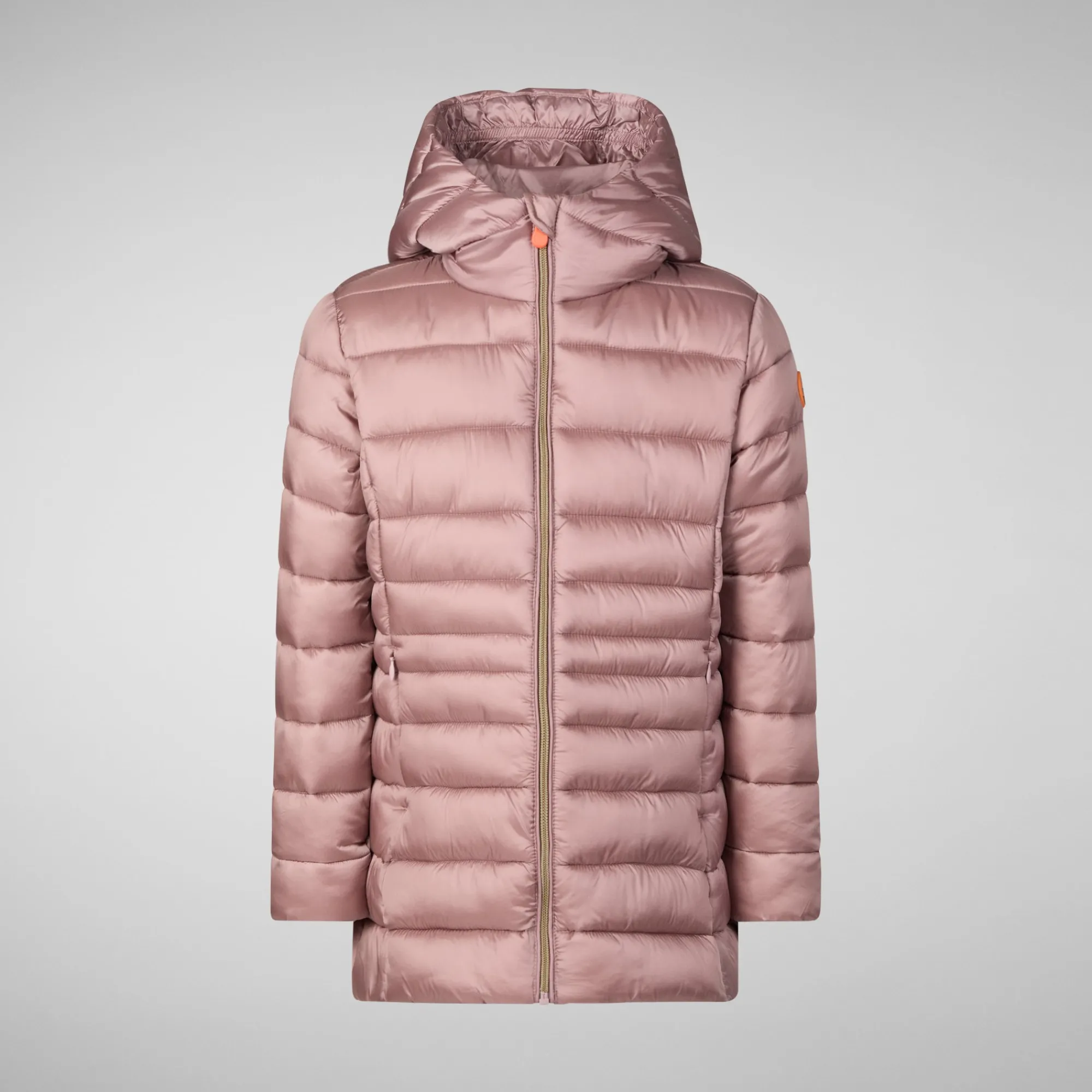 Hot Save The Duck Girls' animal free Puffer jacket Maggy in misty rose