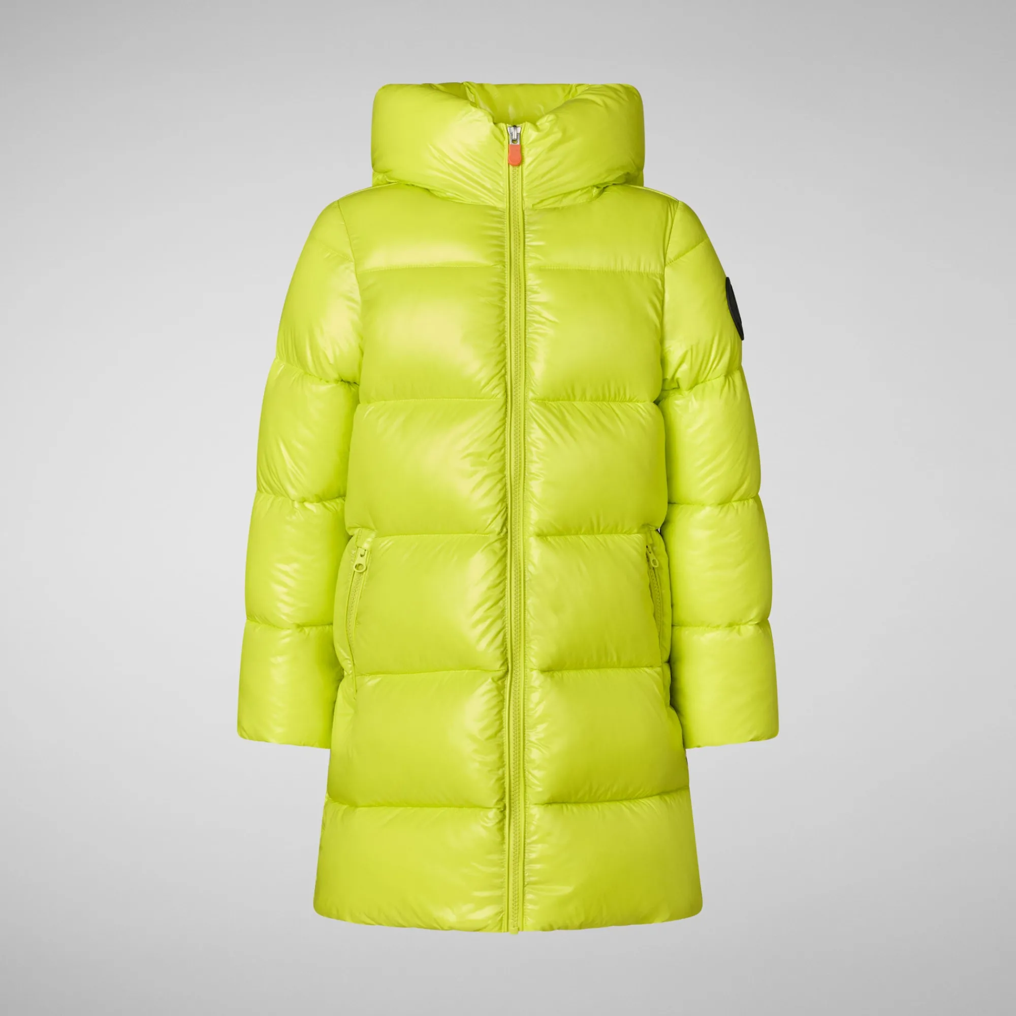 Cheap Save The Duck Girls' animal free Puffer jacket Millie in lichen green
