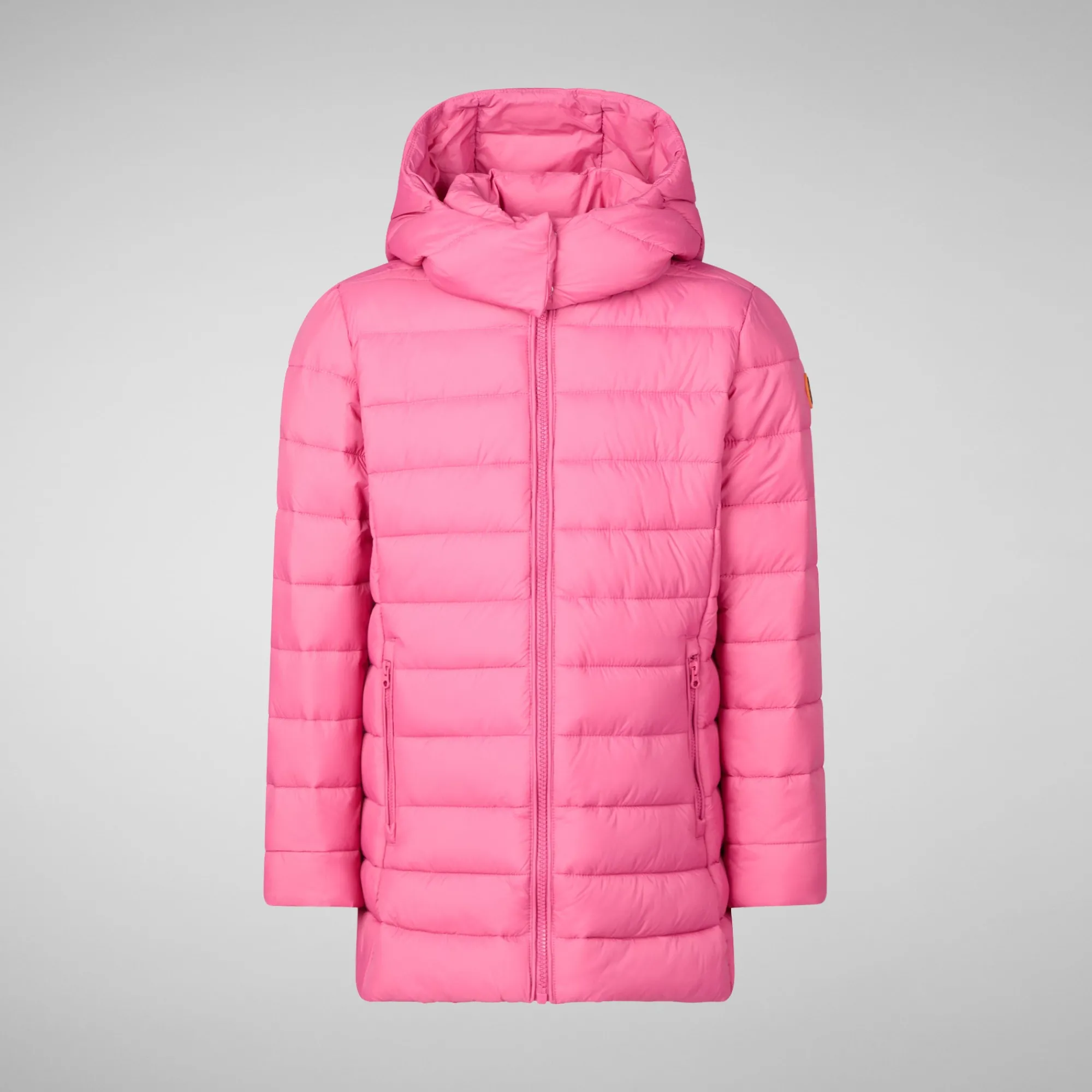 Cheap Save The Duck Girls' animal free puffer jacket Pricilla in gem pink