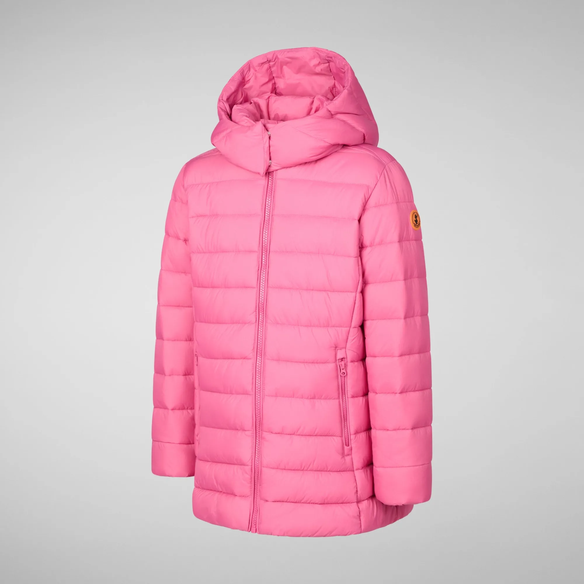 Cheap Save The Duck Girls' animal free puffer jacket Pricilla in gem pink