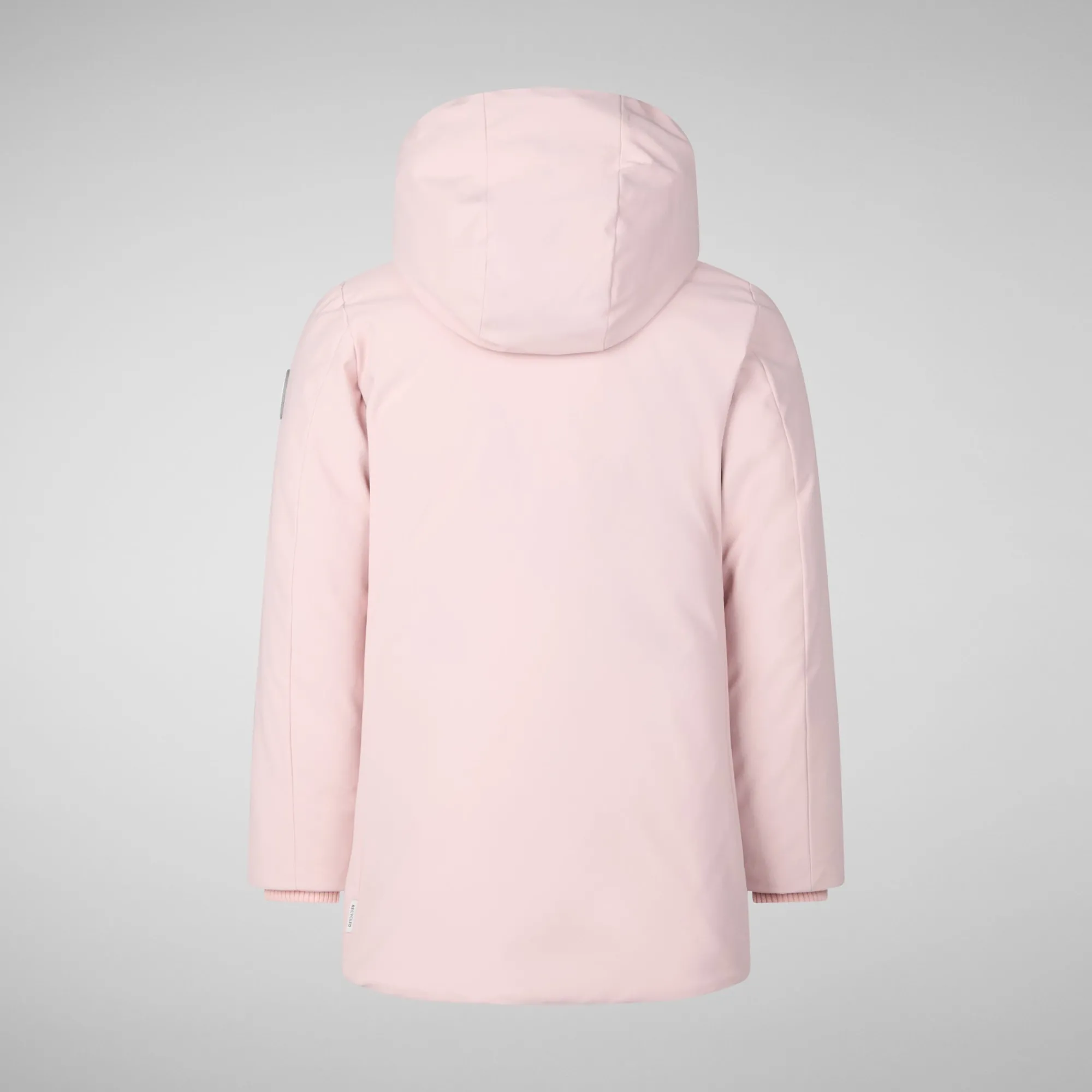 Hot Save The Duck Girls' hooded parka Ally in BLUSH PINK