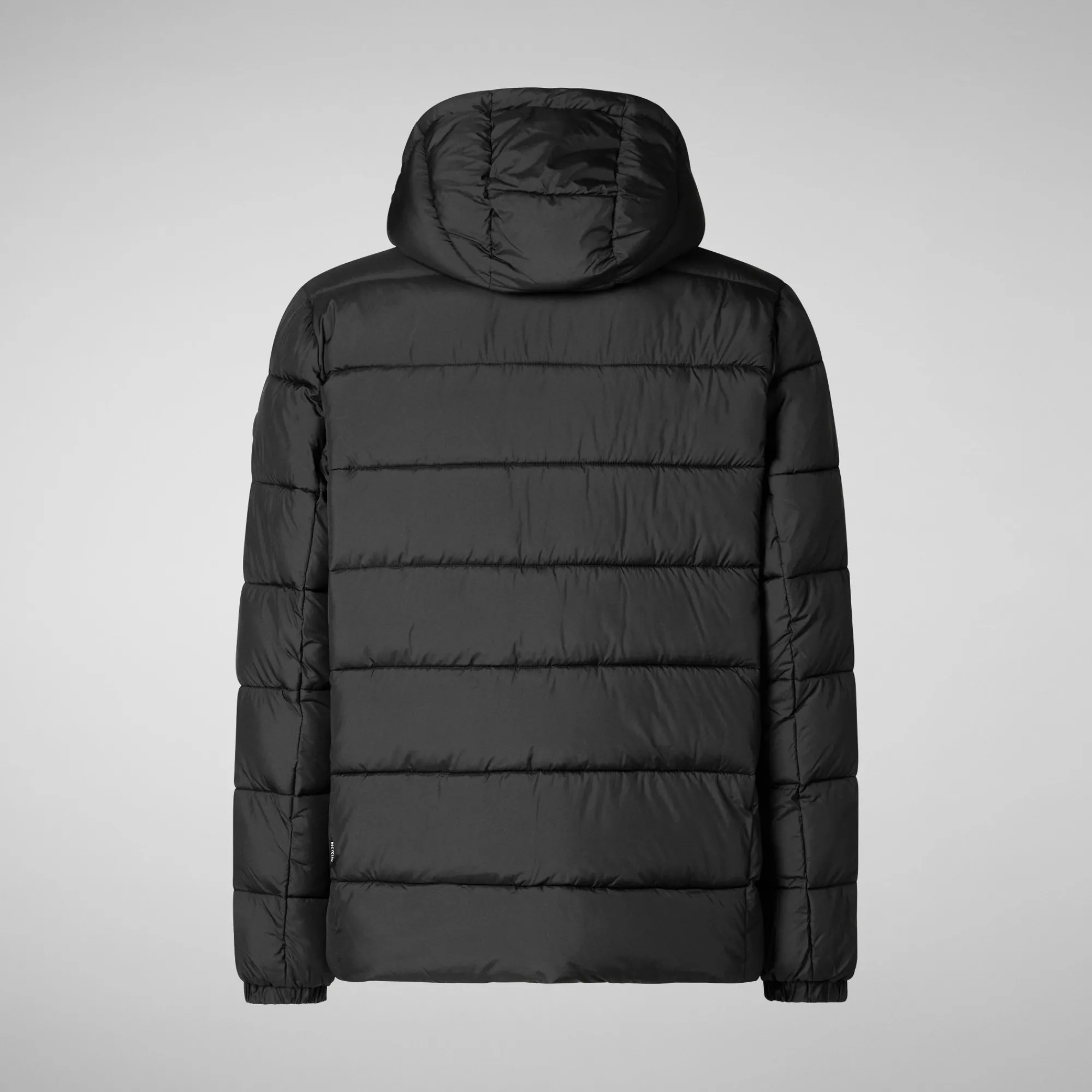 Store Save The Duck Men's  animal free hooded Animal free Puffer jacket Boris in Black