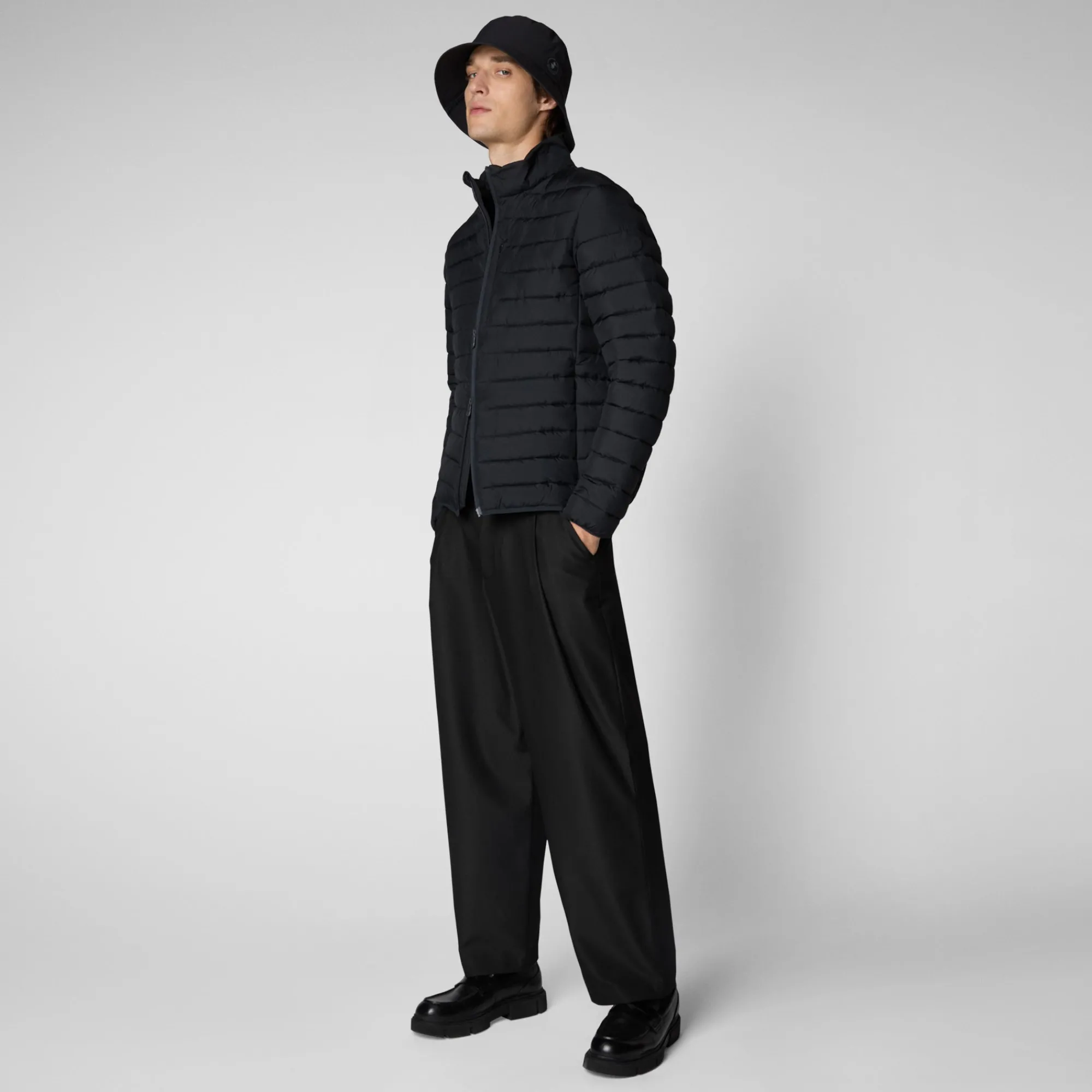 mens_animal_free_puffer_jacket_erion_in_blue_black_2-1.webp Best Save The Duck Men's Animal free Puffer Jacket Erion in Blue Black BlueBlack