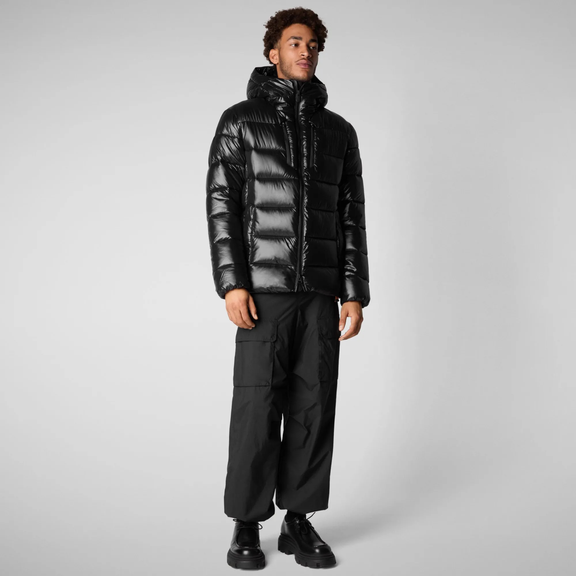 Best Save The Duck Men's  animal free Puffer jacket maxime in Black