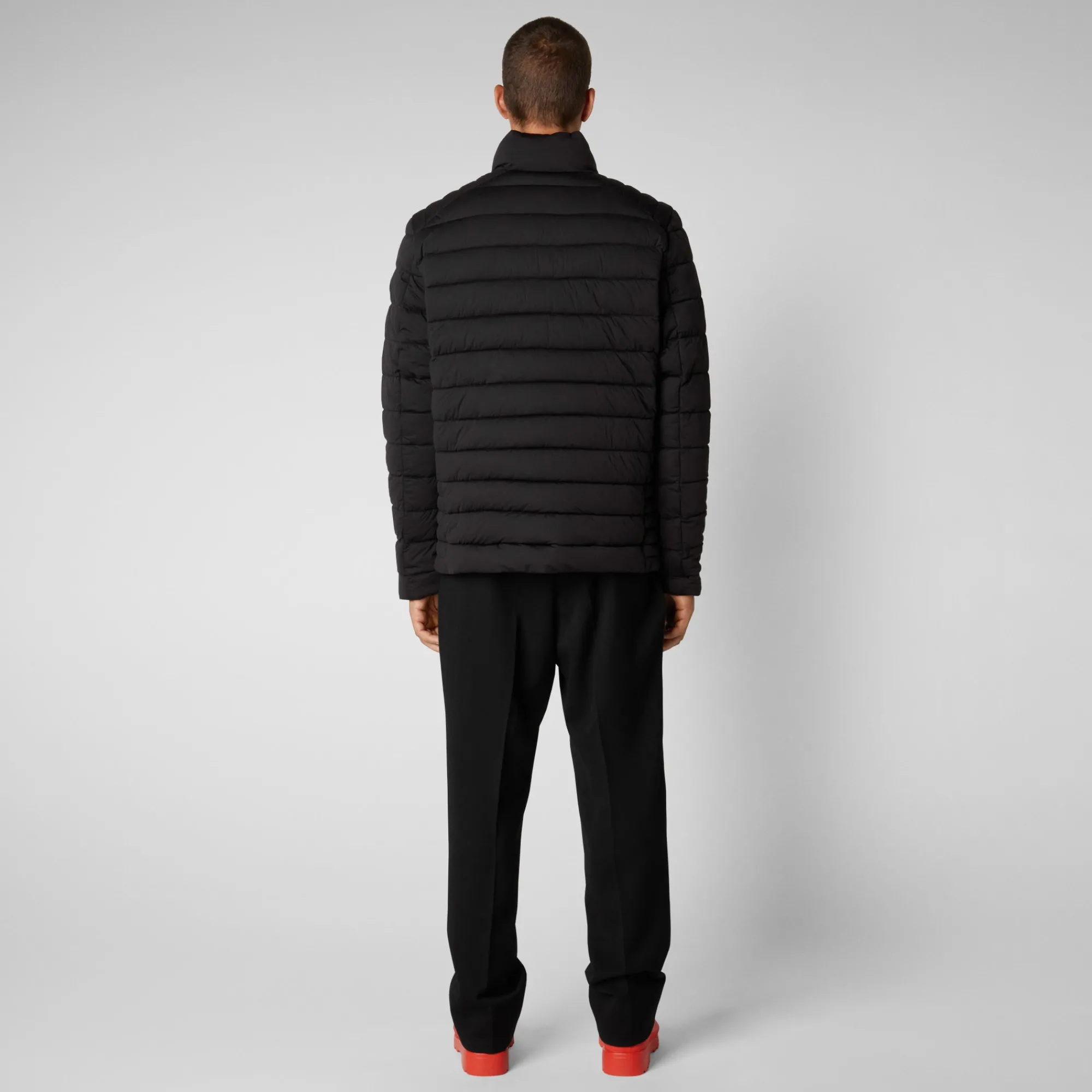 Flash Sale Save The Duck Men's Ari Stretch Animal free Puffer Jacket in Black