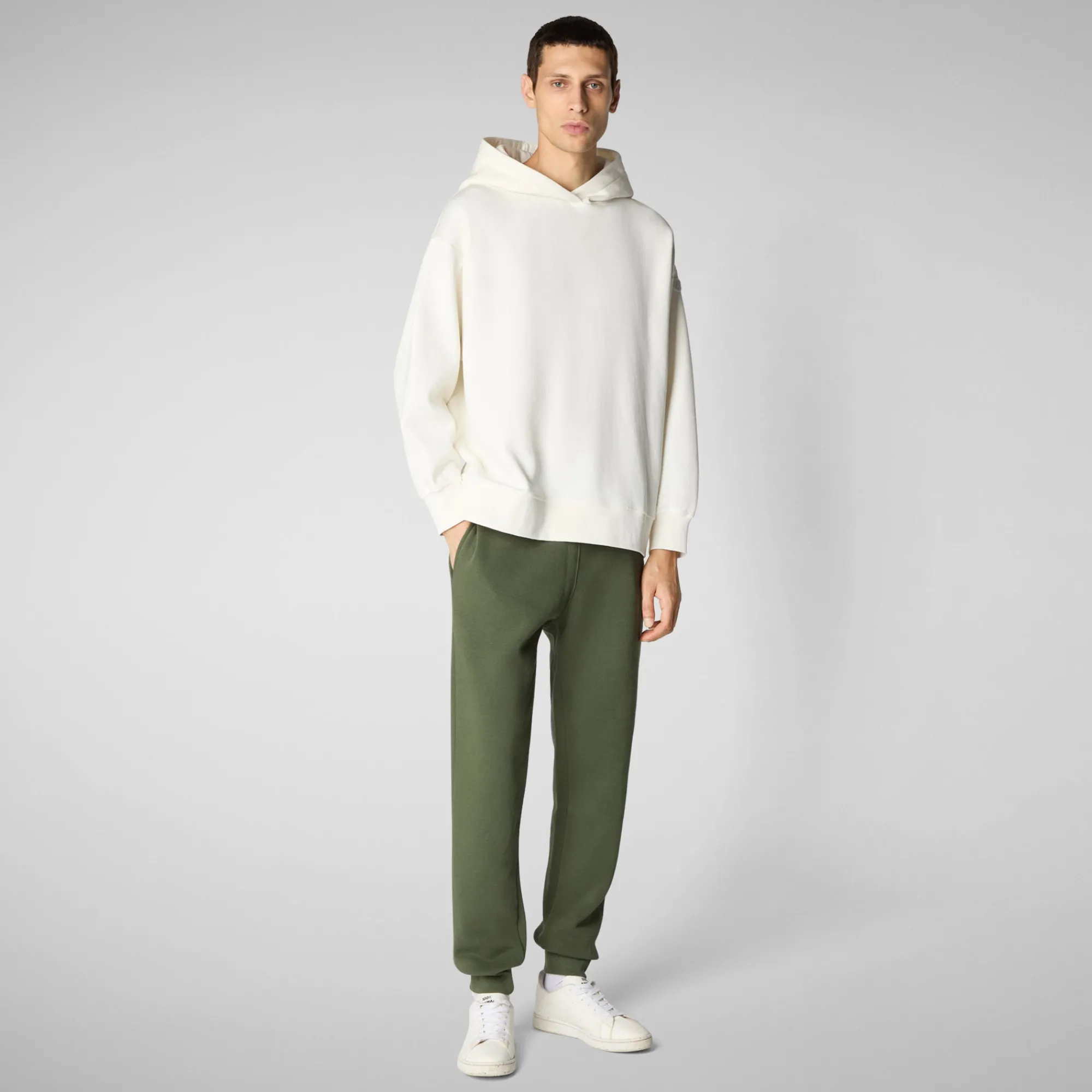 Discount Save The Duck Men's  basic jogger Favolus in moss green Mossgreen