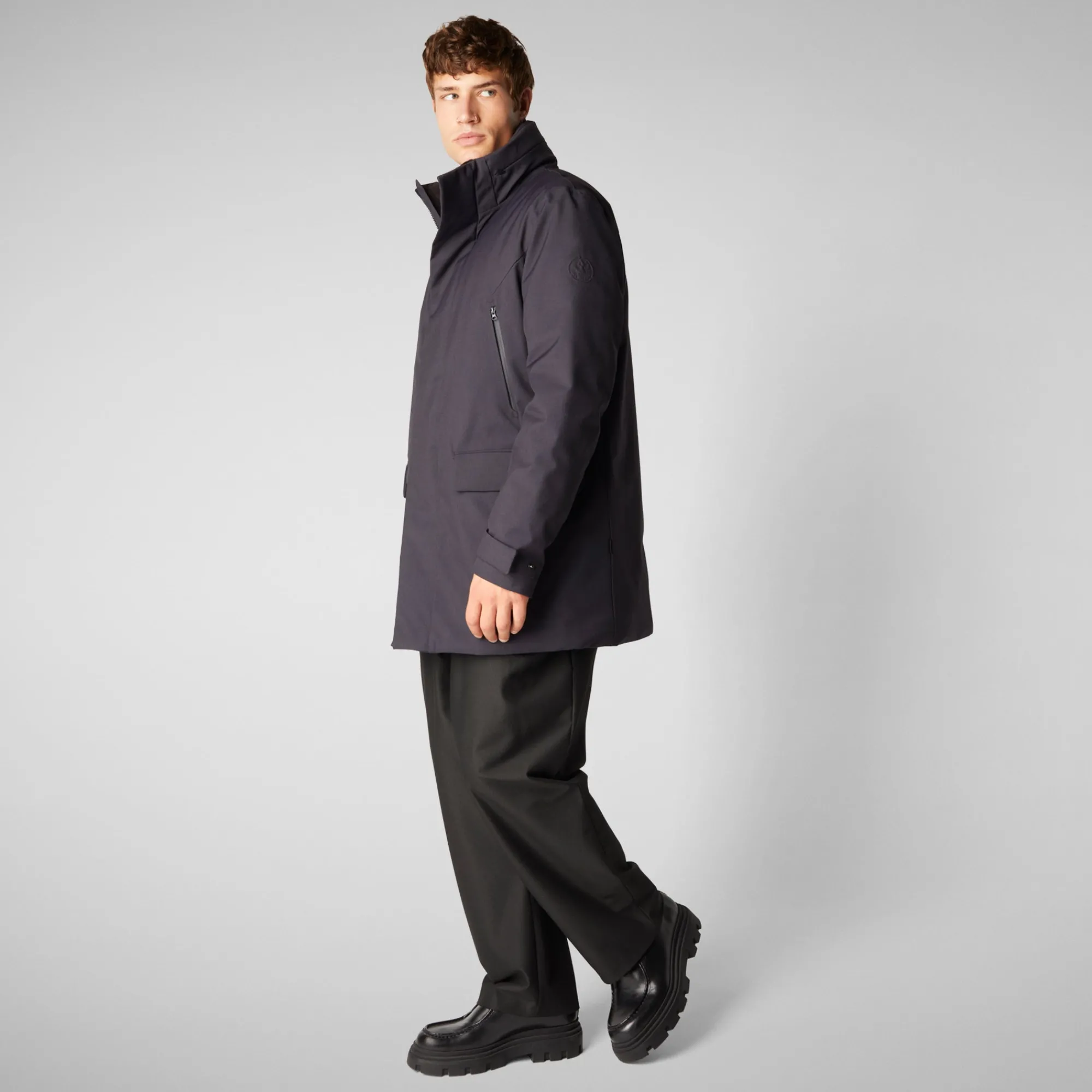 Cheap Save The Duck Men's  coat Ambrose in BLUE BLACK BlueBlack
