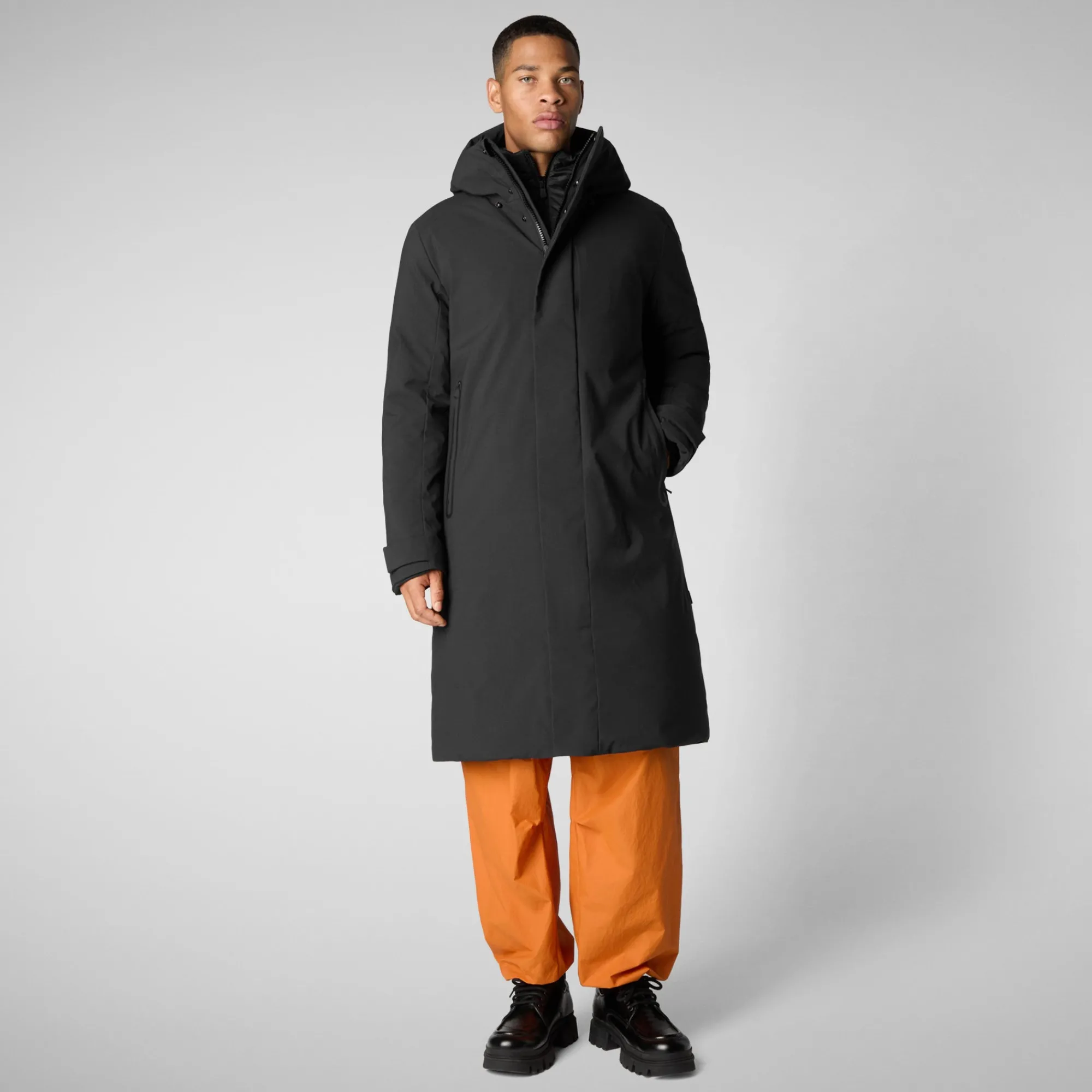 Discount Save The Duck Men's  coat Roderick in black