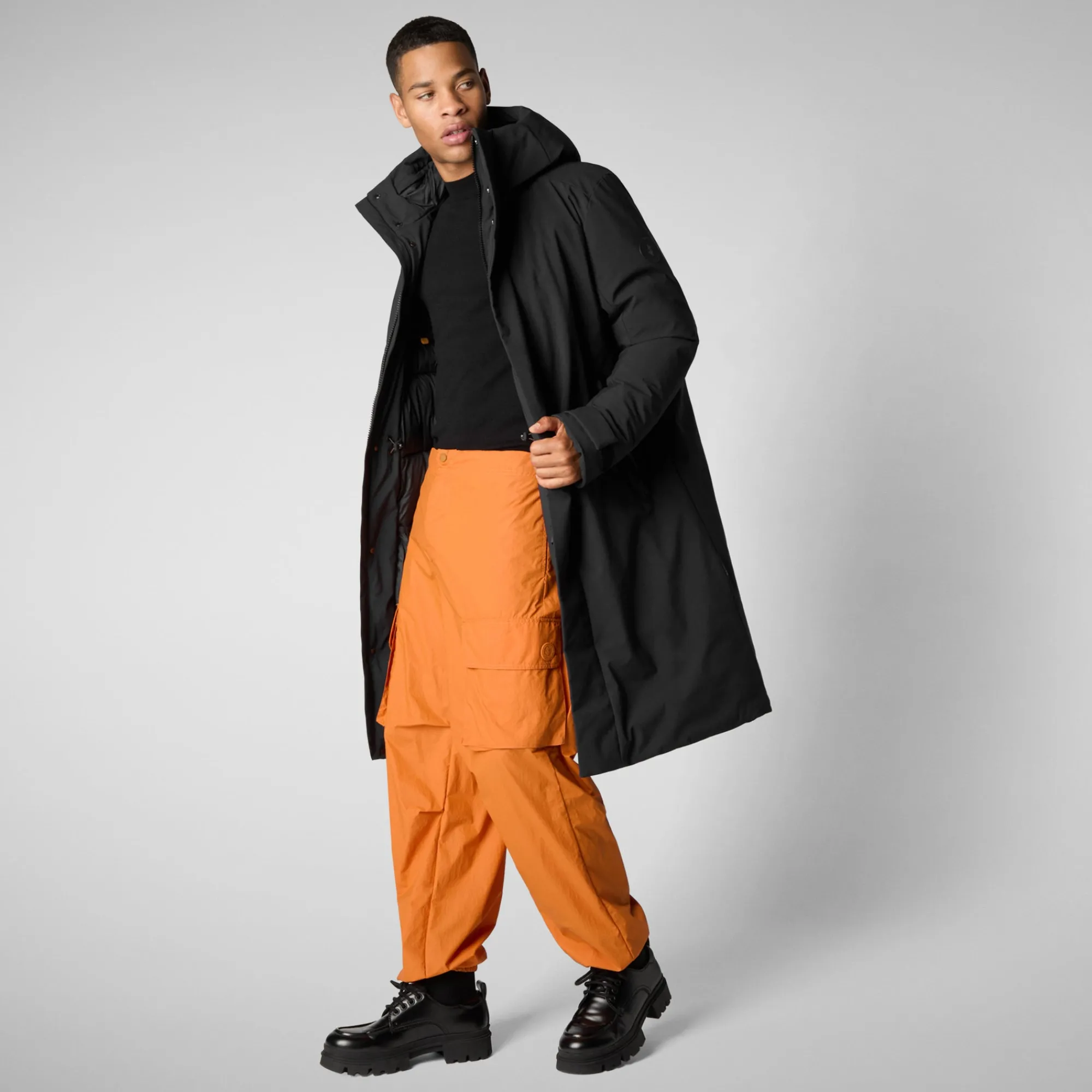 Discount Save The Duck Men's  coat Roderick in black