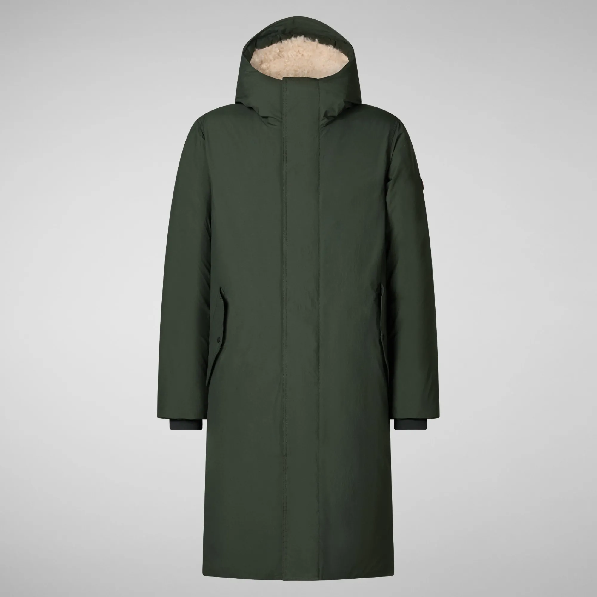 mens_hooded_parka_killian_in_land_green_3-1.webp Best Save The Duck Men's hooded parka Killian in land green LandGreen