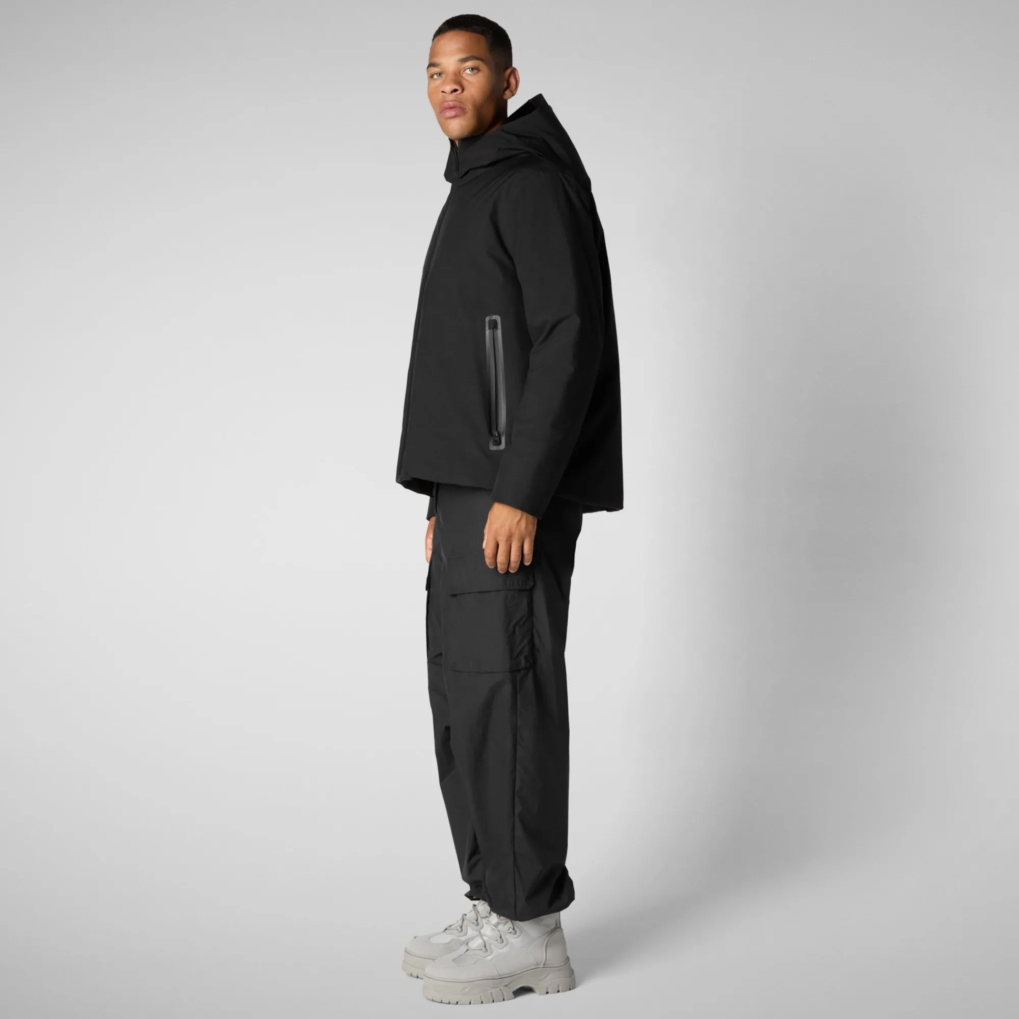 New Save The Duck Men's  jacket Flynn in Black
