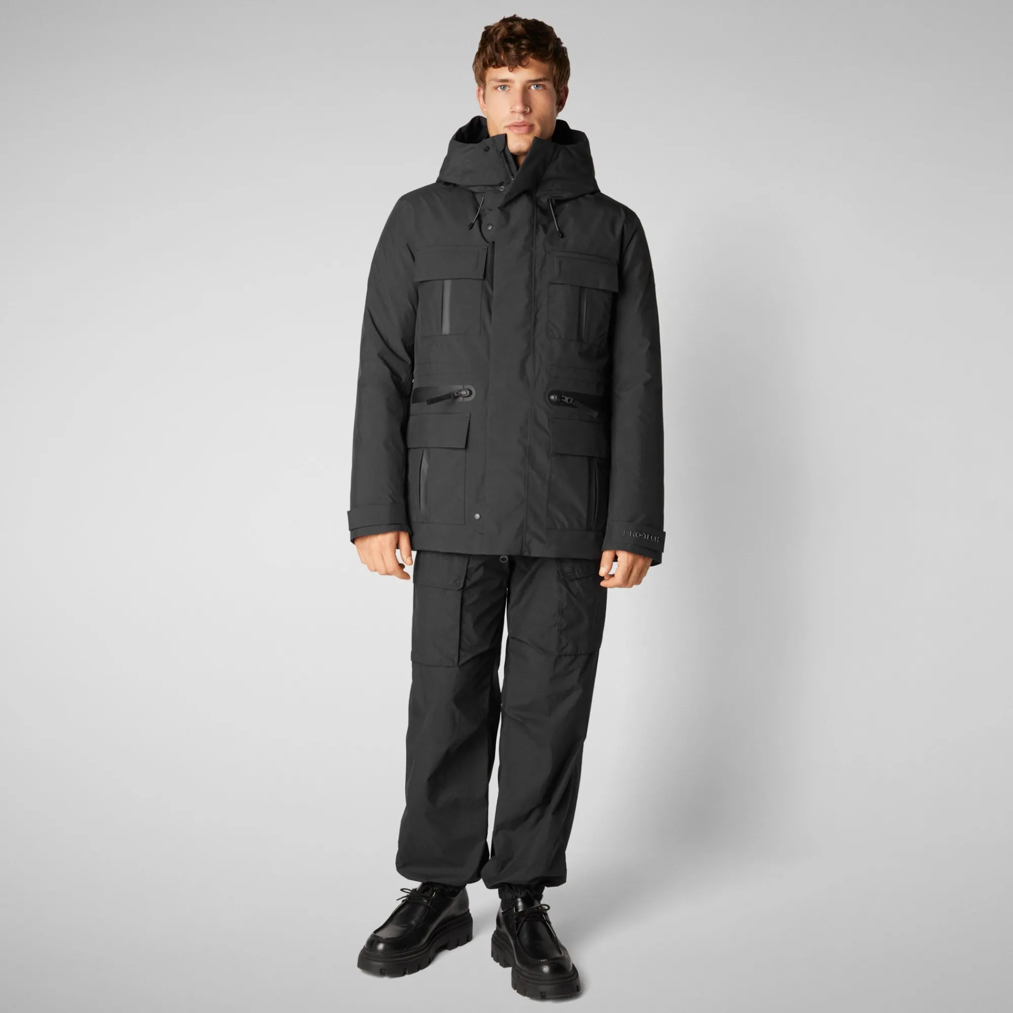 Cheap Save The Duck Men's jacket Keaton in Black
