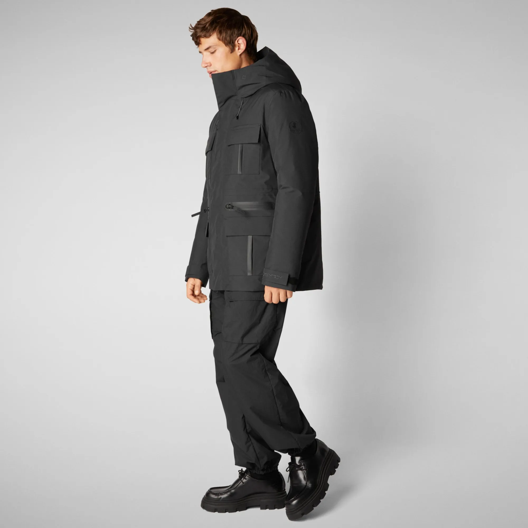 Cheap Save The Duck Men's jacket Keaton in Black