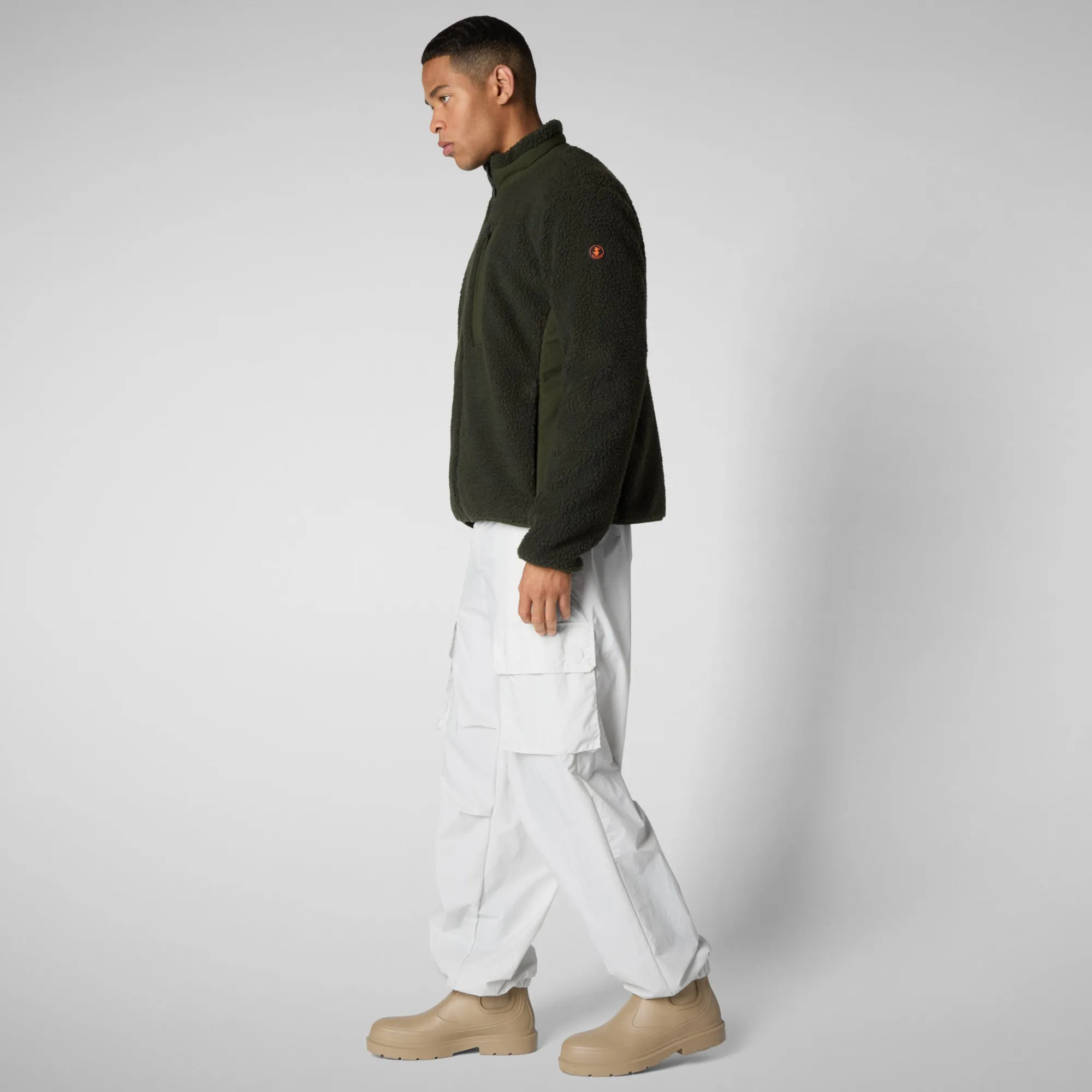 Fashion Save The Duck Men's  jacket porter in land green LandGreen