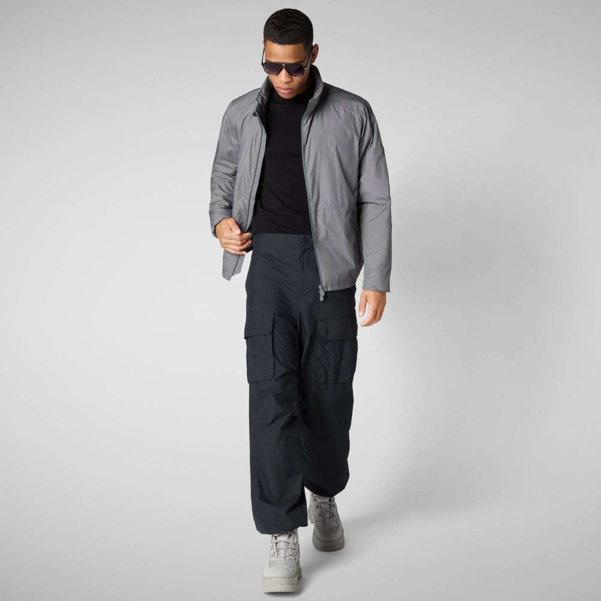 mens_jacket_roland_in_mid_grey_2-1.webp Best Save The Duck Men's Jacket Roland in Mid Grey MidGrey