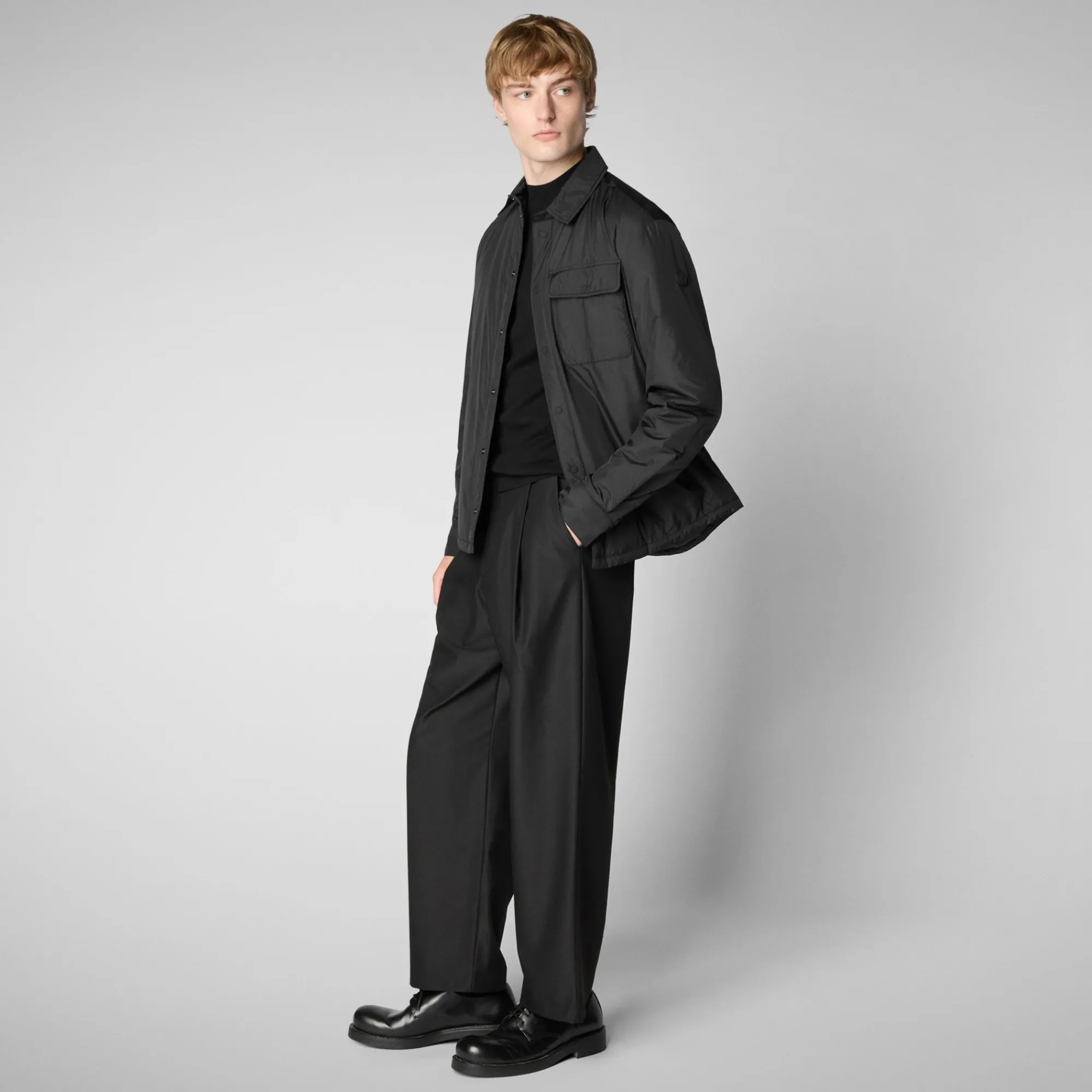 New Save The Duck Men's  Jacket Stellan in Black