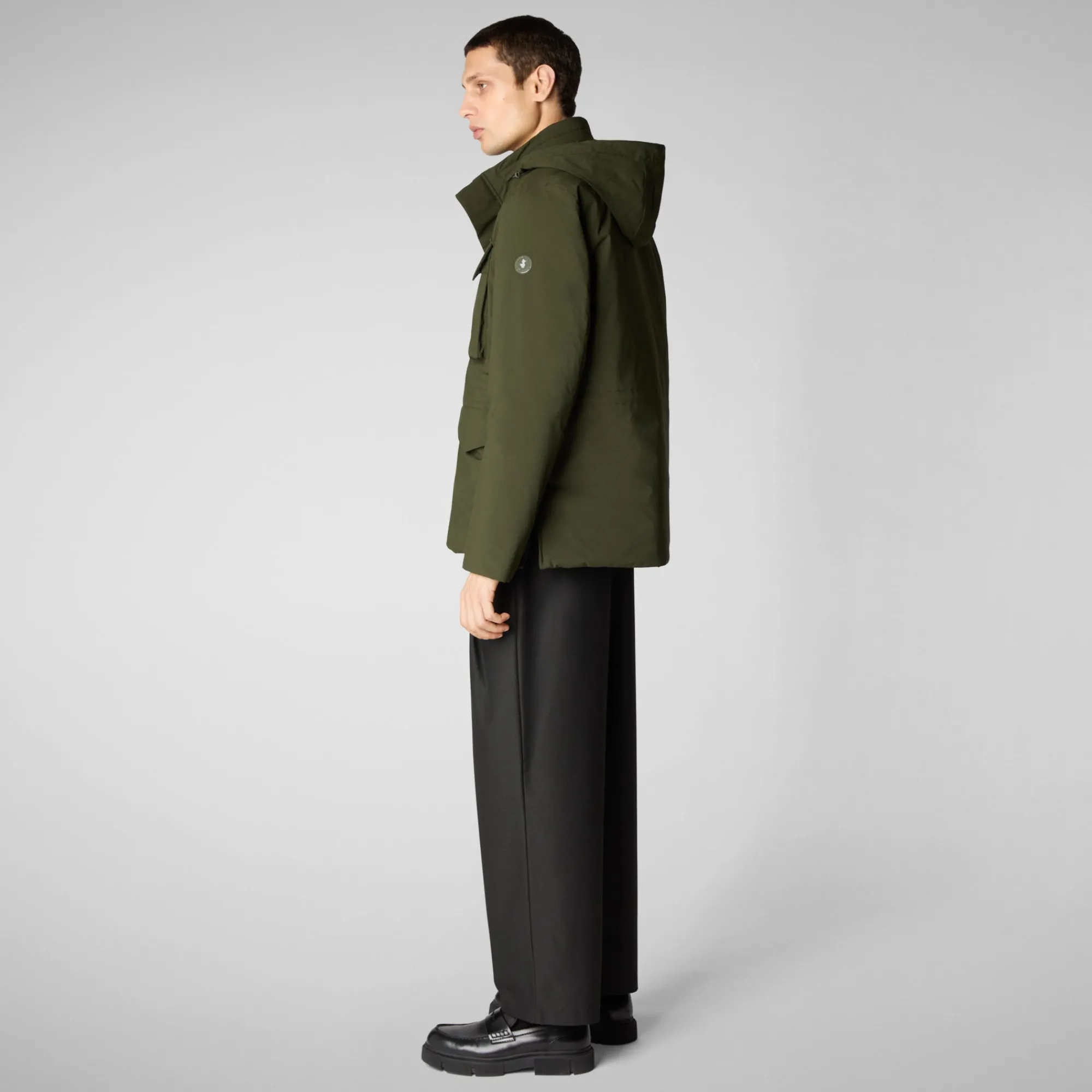 Cheap Save The Duck Men's jacket trenton in land green LandGreen
