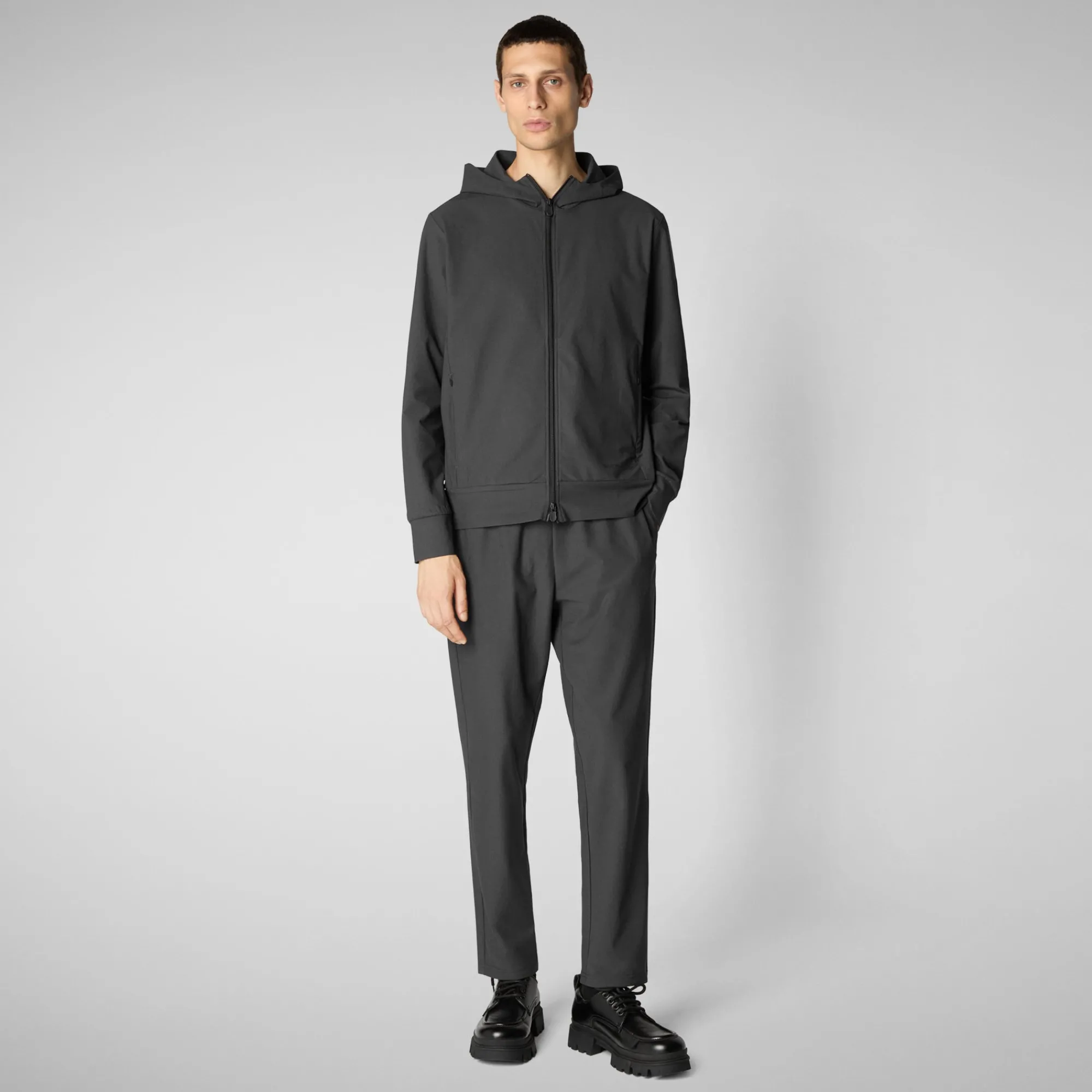Shop Save The Duck Men's pant Michael in Black