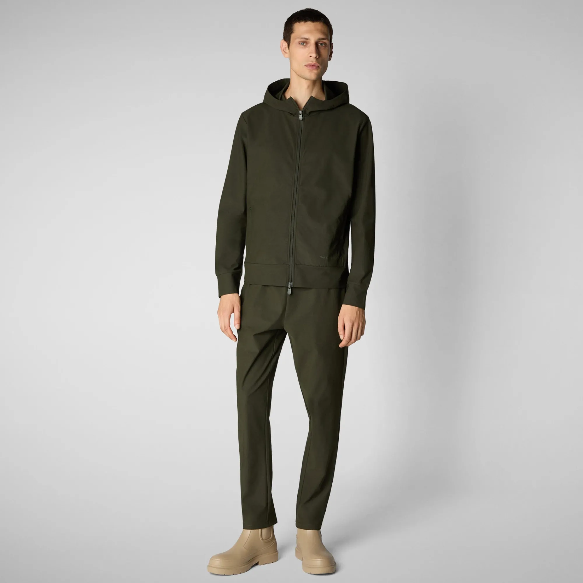 Outlet Save The Duck Men's  pant Michael in land green LandGreen