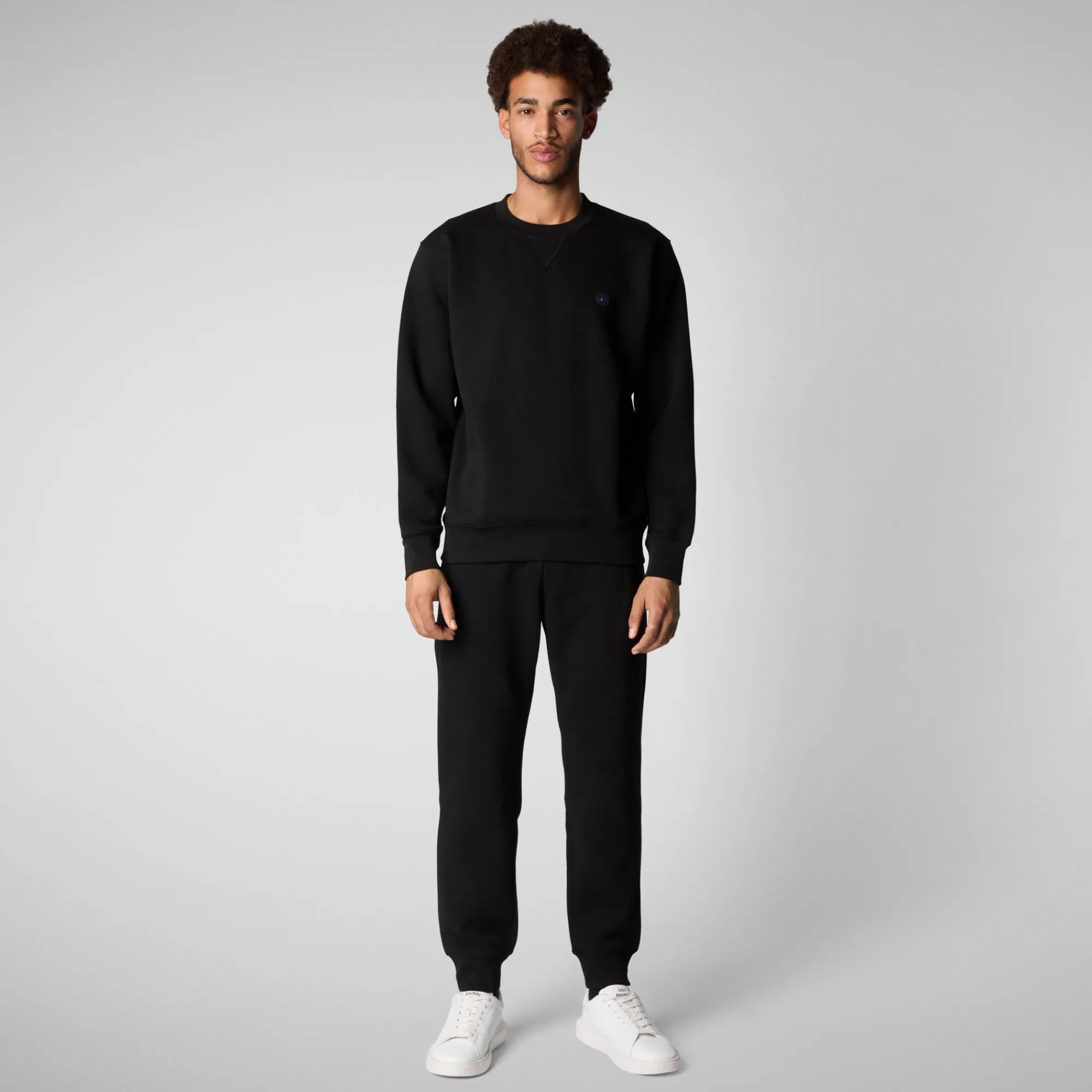 Store Save The Duck Men's t-shirt Uren in Black
