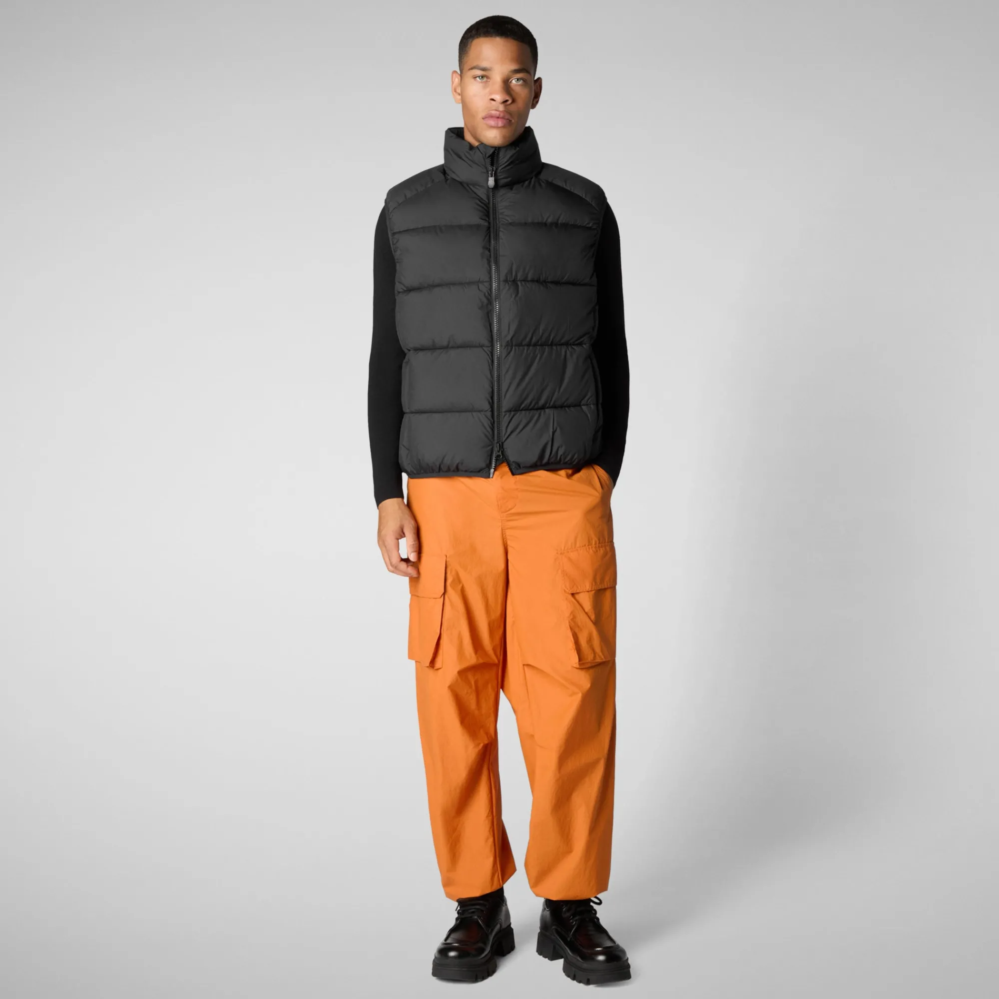 Discount Save The Duck Men's  vest Arlen in Black