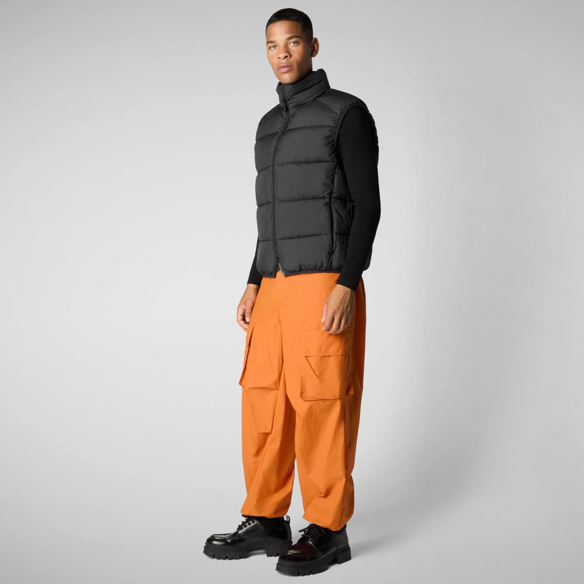 Discount Save The Duck Men's  vest Arlen in Black