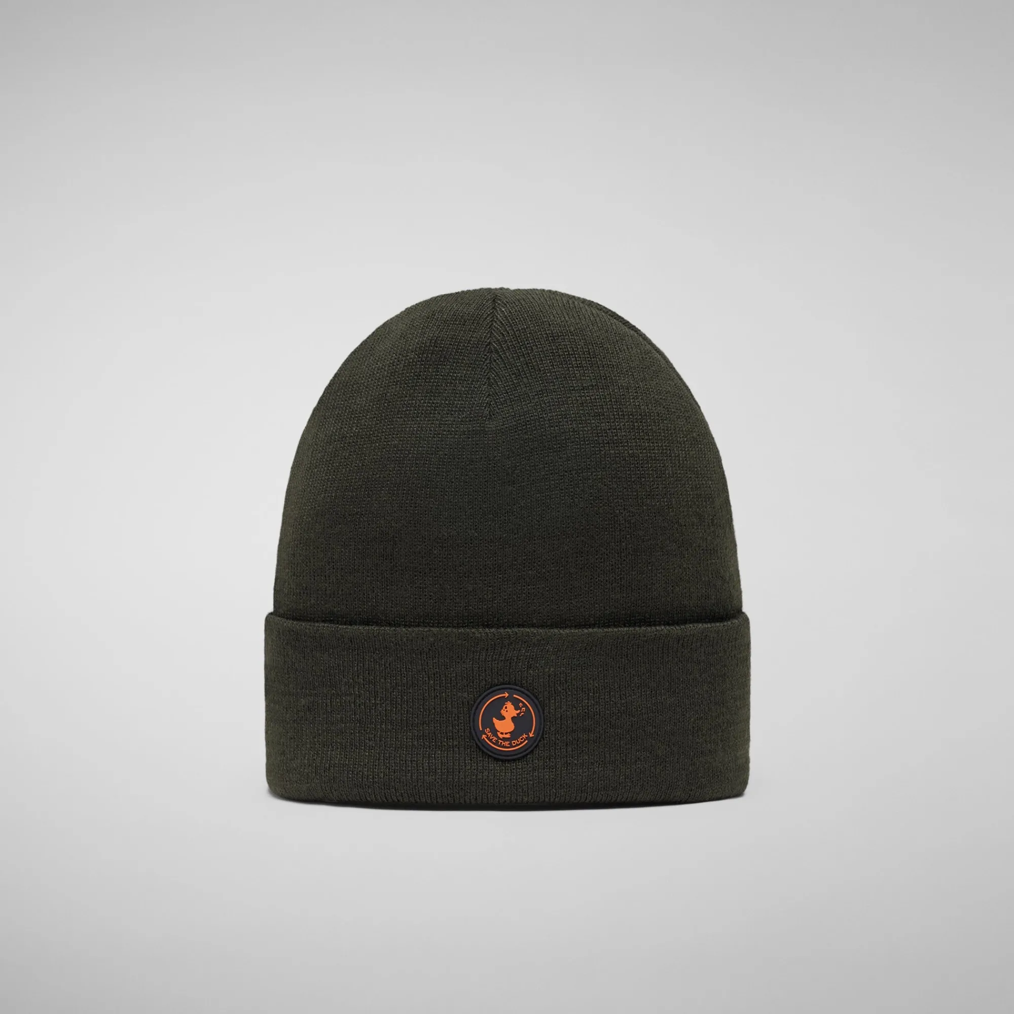 Online Save The Duck Unisex beanie Lou in land green LandGreen