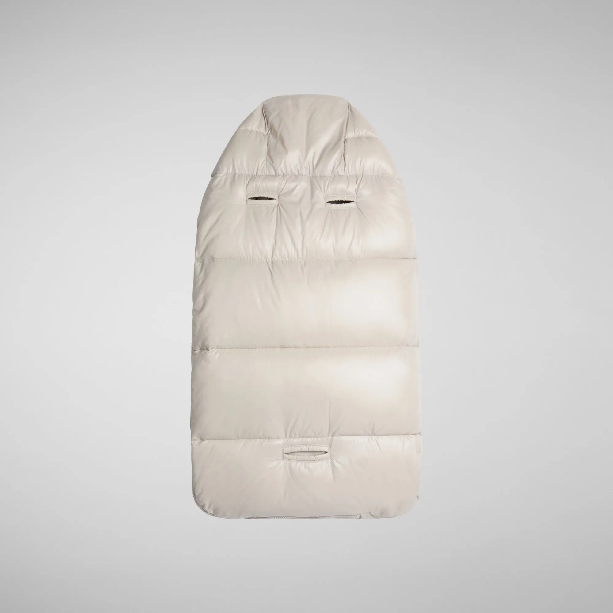 Fashion Save The Duck Unisex kids' baby sleeping bag Kay in rainy beige RainyBeige