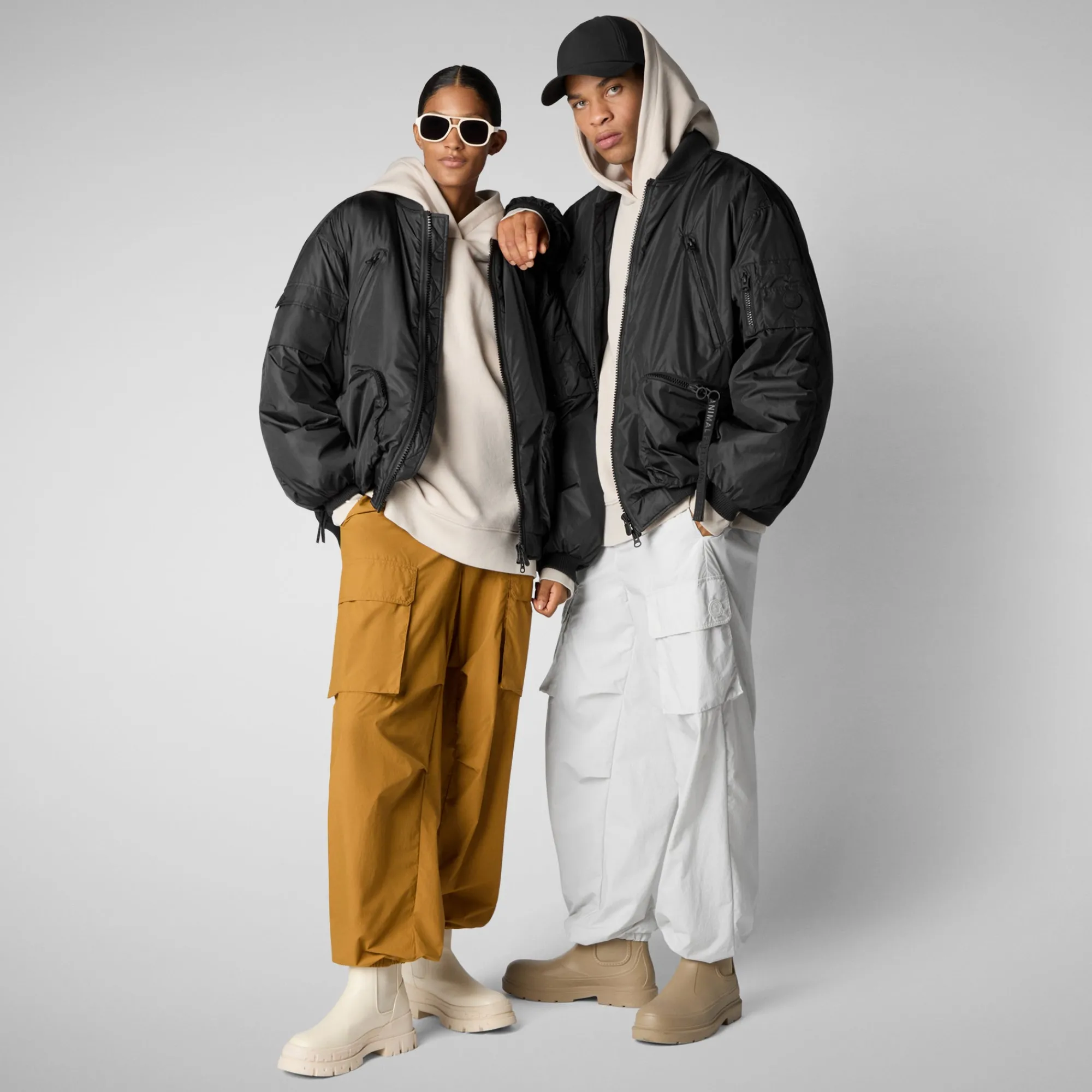 unisex_usher_bomber_jacket_in_black_4-1.webp Cheap Save The Duck Unisex Usher Bomber Jacket in Black