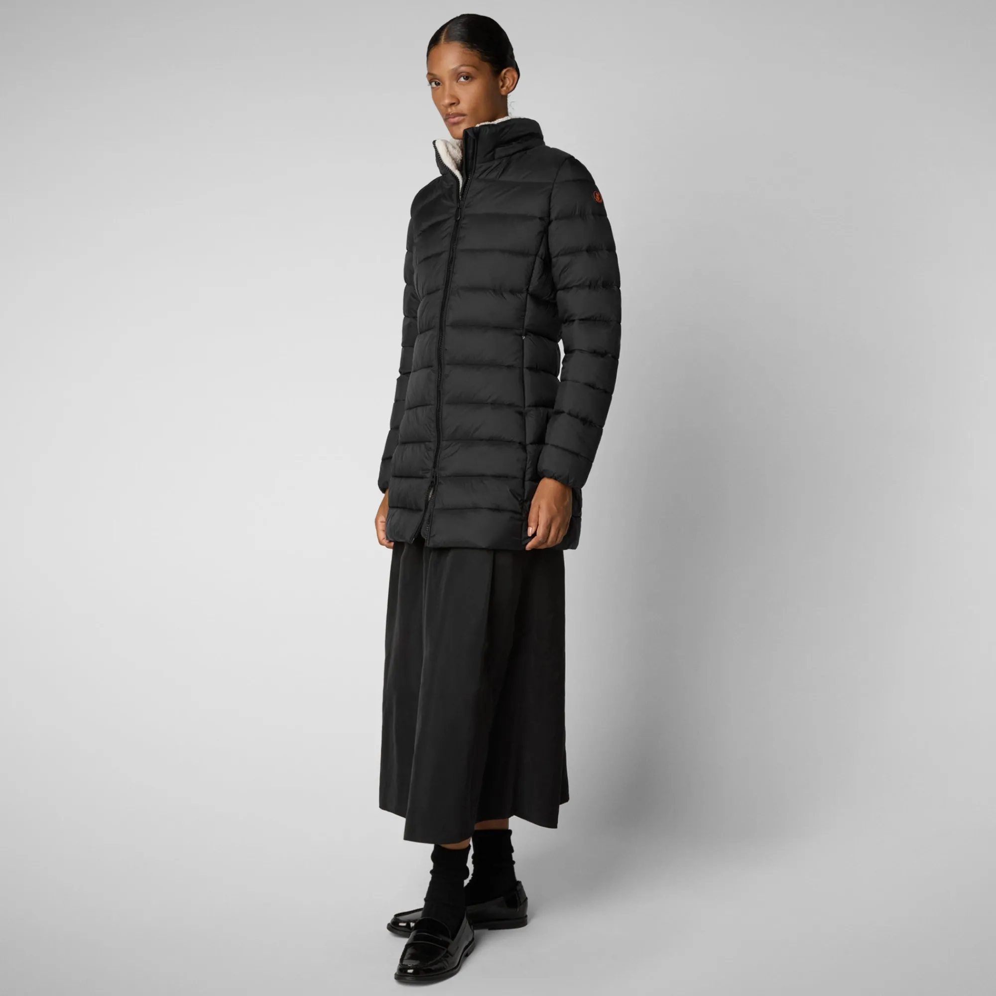 Shop Save The Duck Women's  Animal free Puffer Jacket Joanne in Black