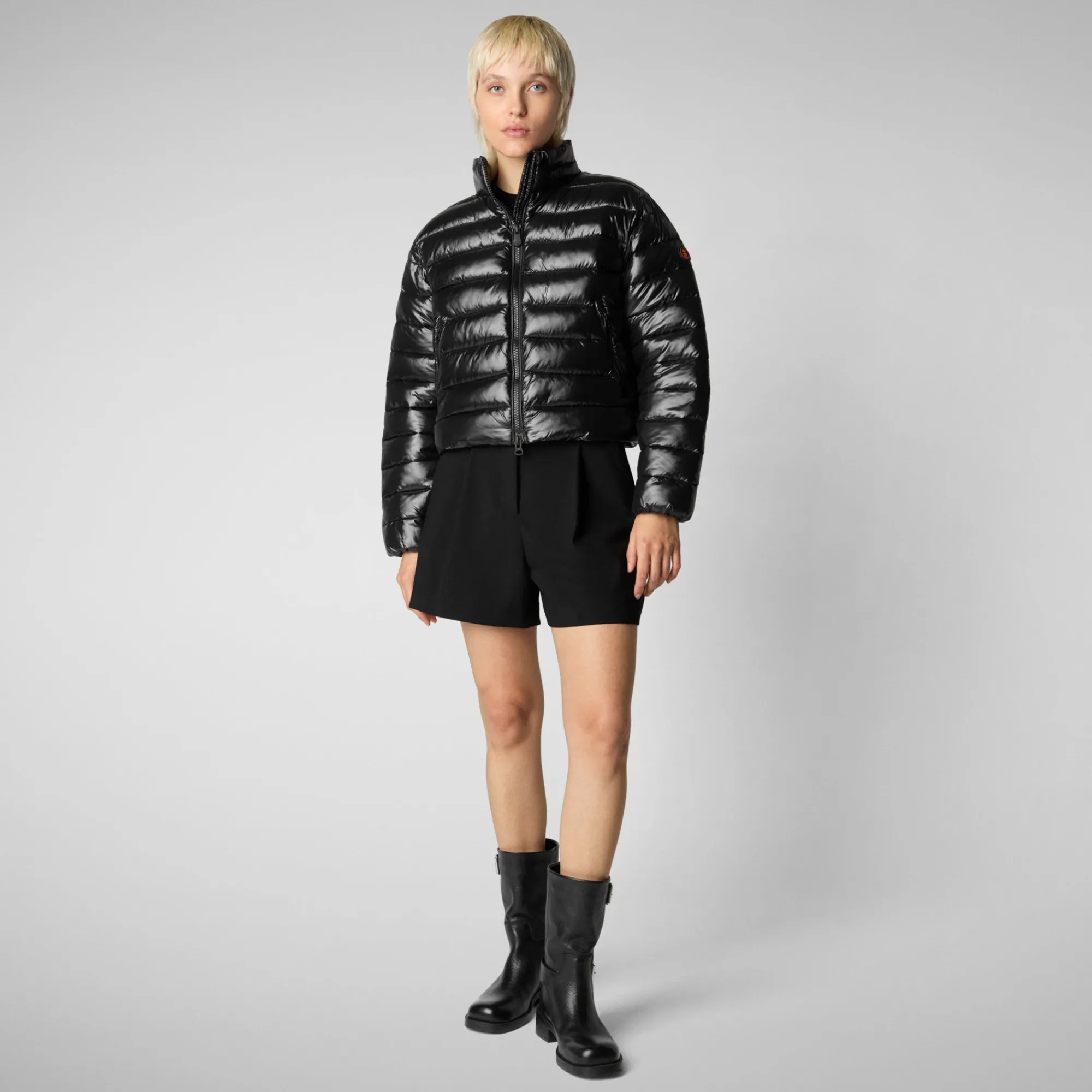 Cheap Save The Duck Women's animal free Puffer jacket myra in Black