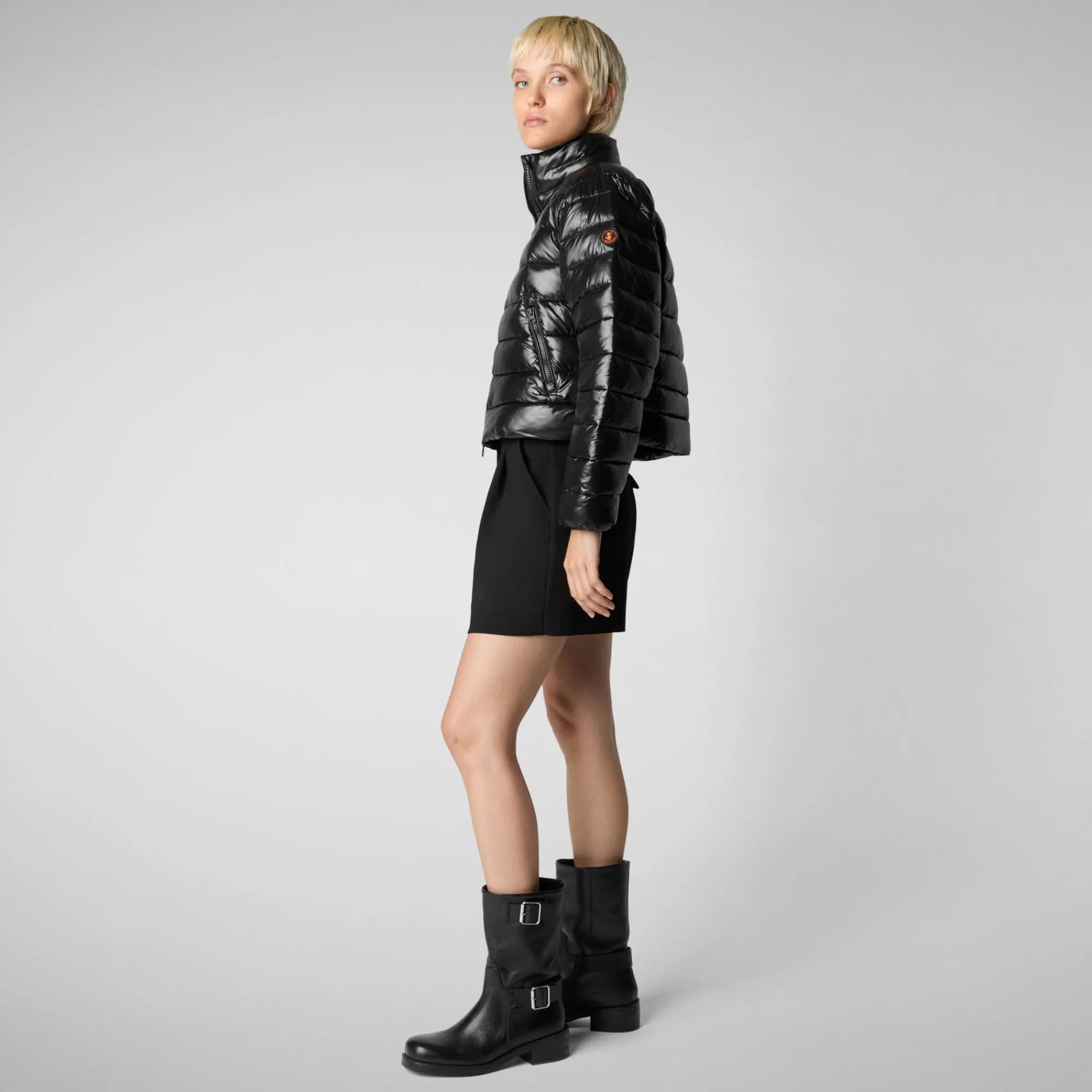Cheap Save The Duck Women's animal free Puffer jacket myra in Black