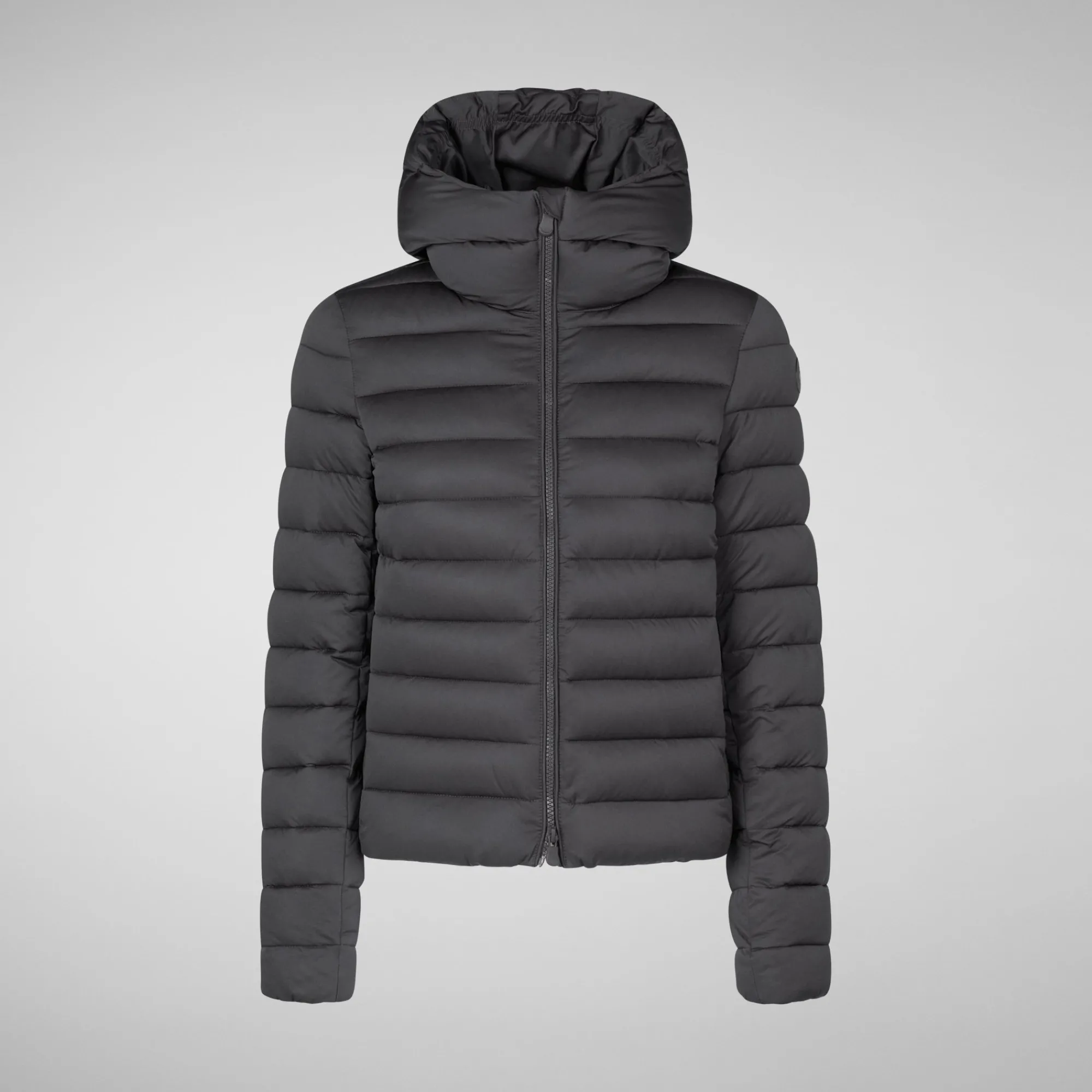 Hot Save The Duck Women's animal free Puffer jacket Sweet in thorn brown ThornBrown