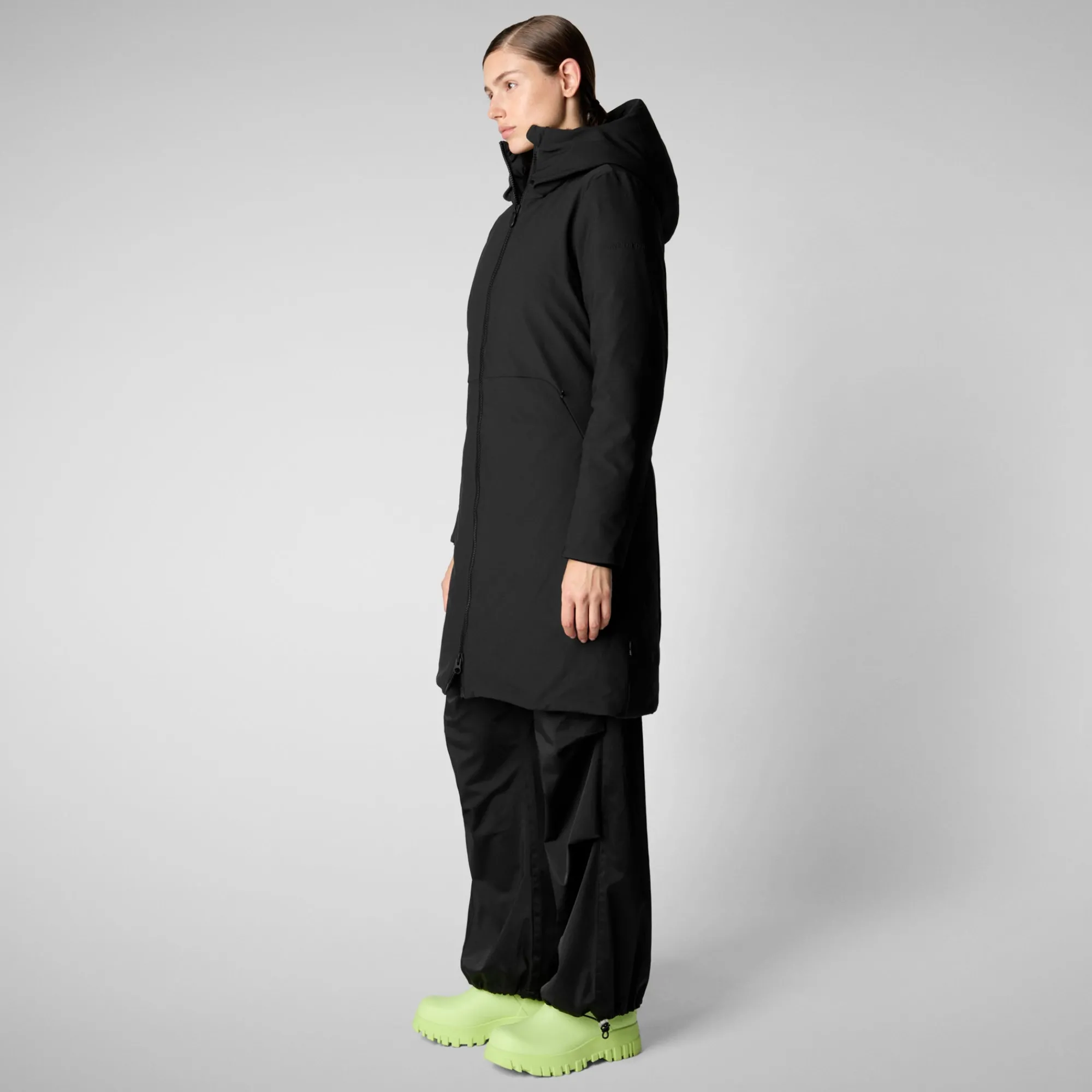 Cheap Save The Duck Women's coat Junia in Black