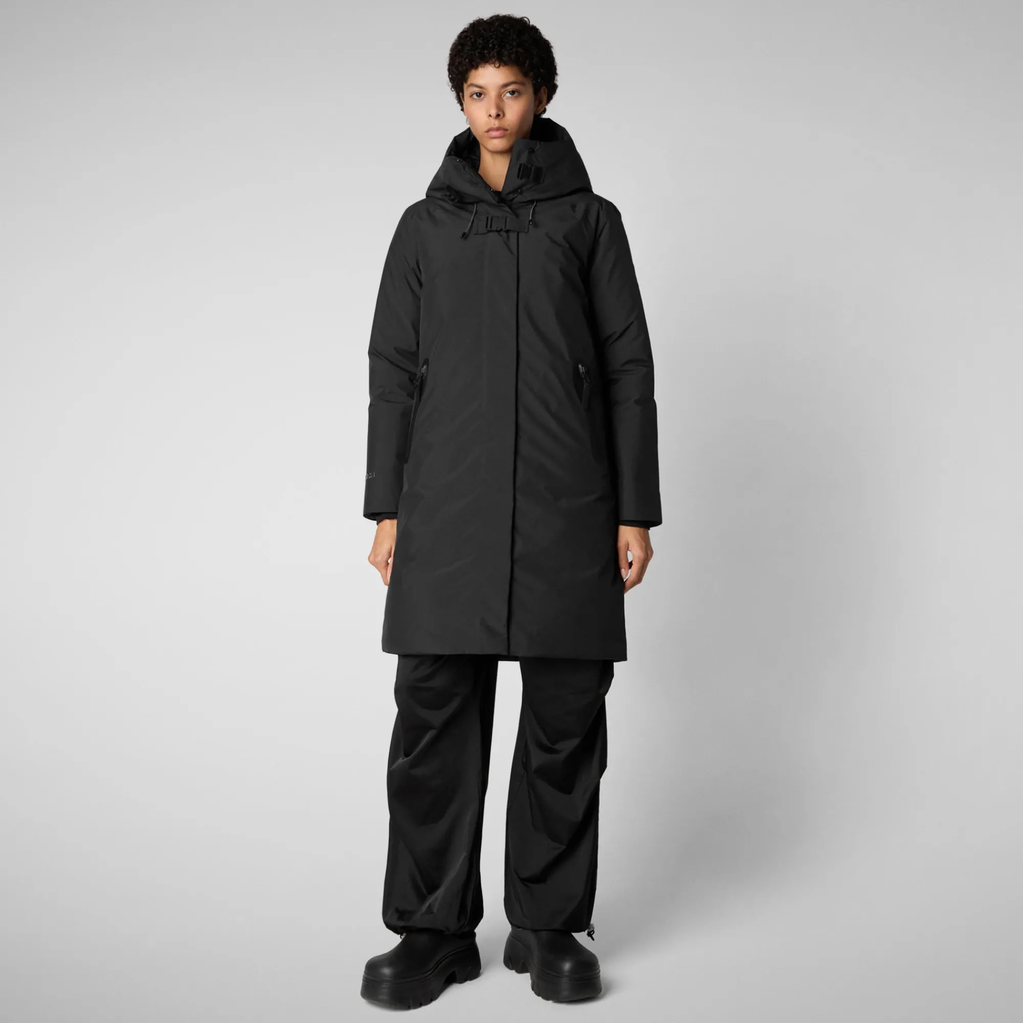 Sale Save The Duck Women's coat Yua in Black
