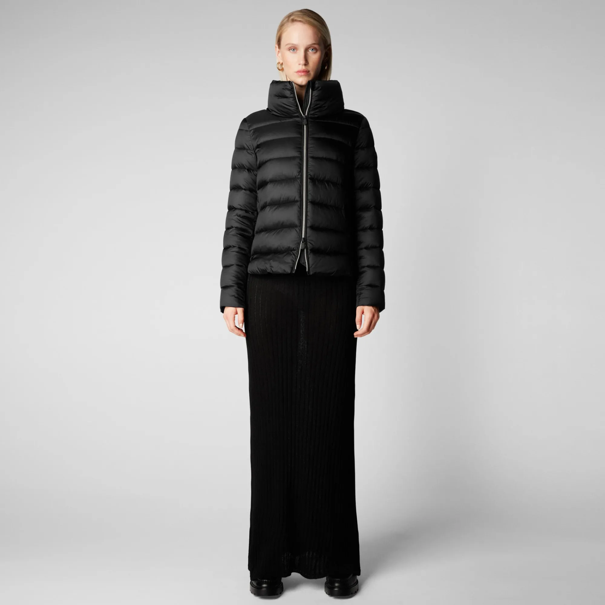 Online Save The Duck Women's Elsie Puffer Jacket in Black