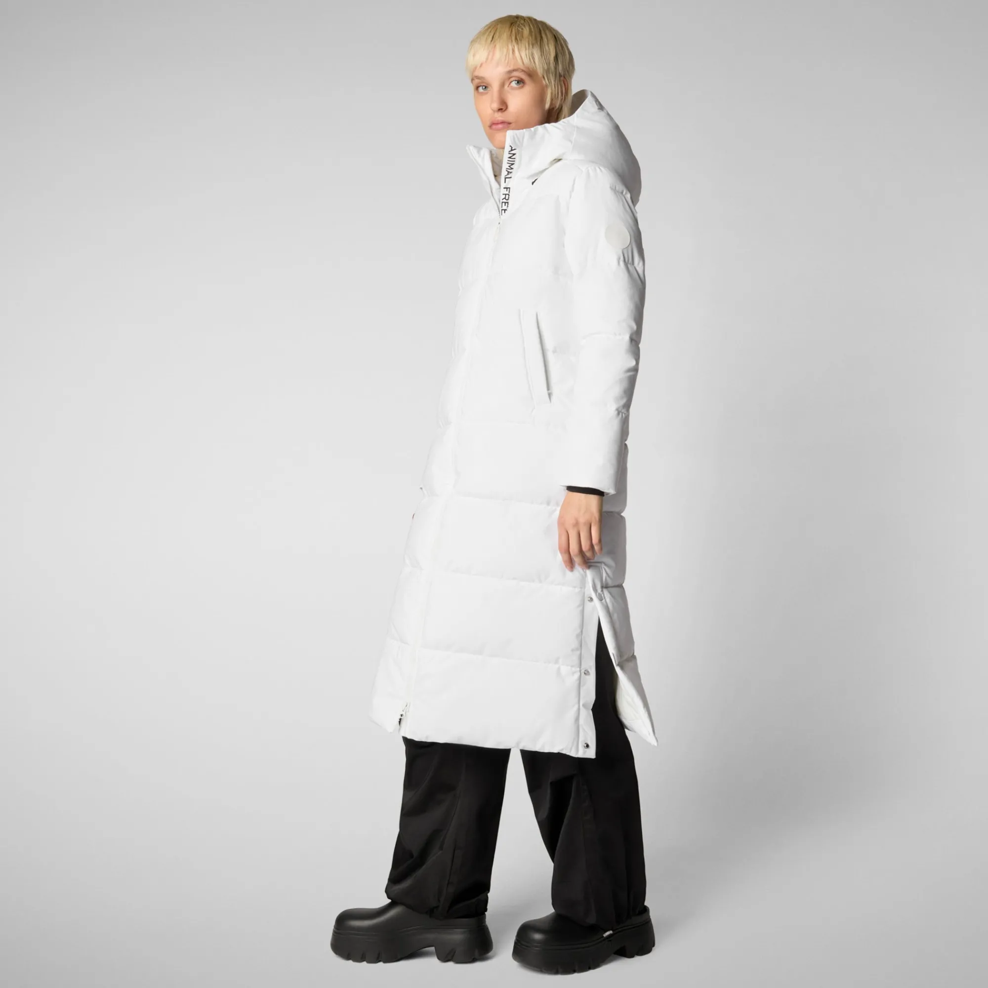 Online Save The Duck Women's Hooded Parka Missy in White