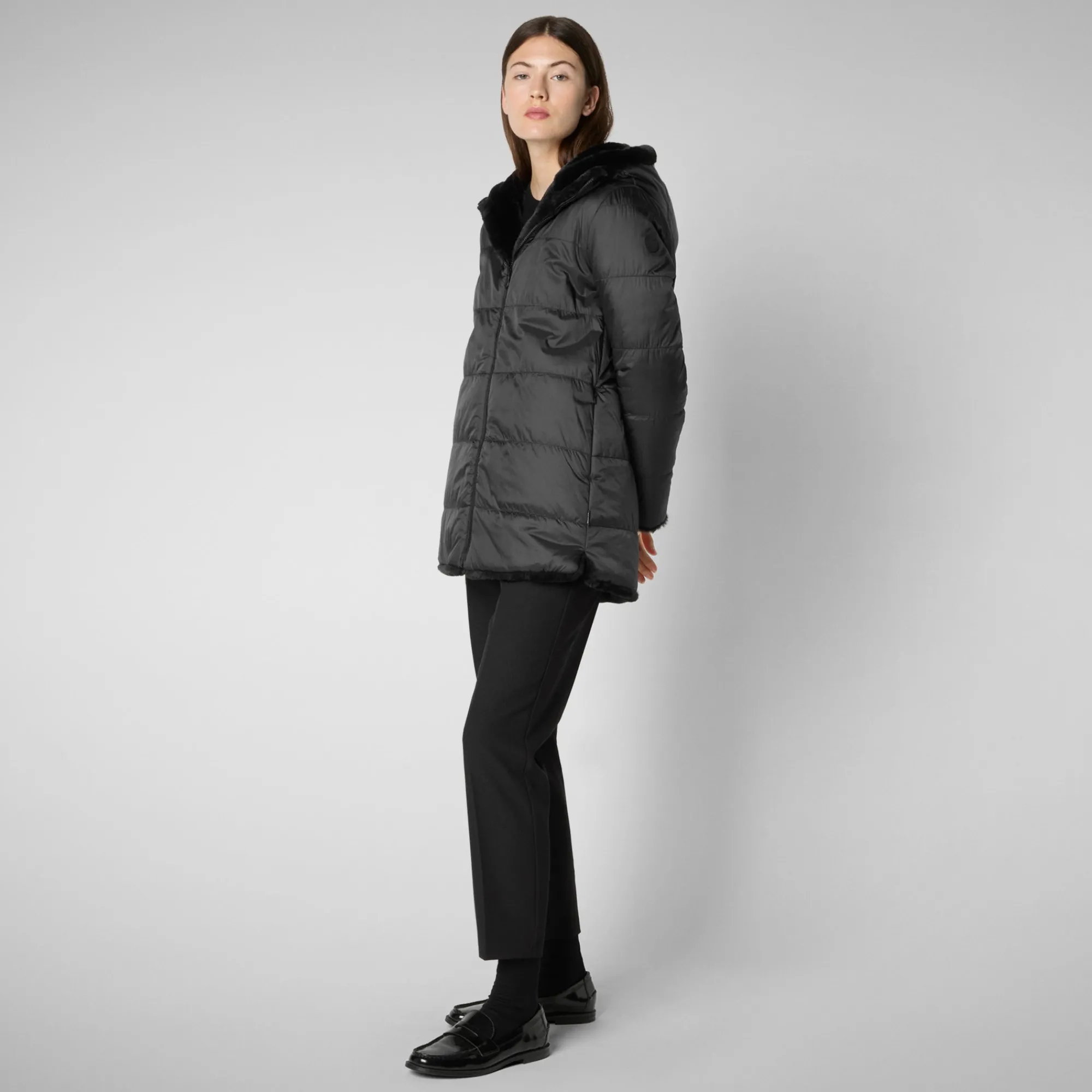 womens_hooded_reversible_jacket_bridget_in_black_2-1.webp Outlet Save The Duck Women's Hooded Reversible Jacket Bridget in Black