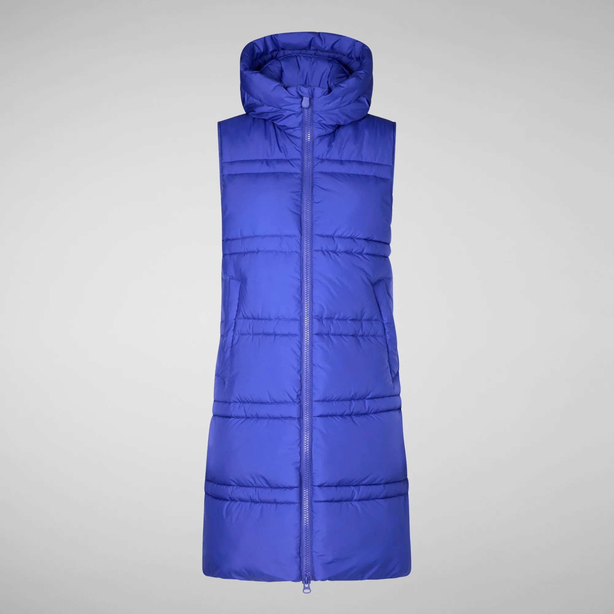 womens_hooded_vest_judee_in_gentian_blue_3-1.webp Best Sale Save The Duck Women's hooded vest Judee in gentian blue GentianBlue