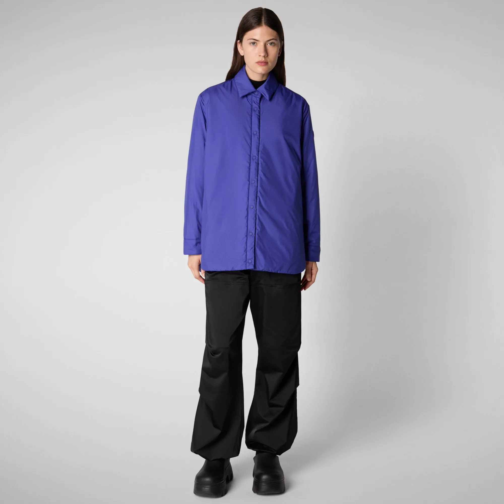 Online Save The Duck Women's Jacket Amarillis in Gentian Blue GentianBlue