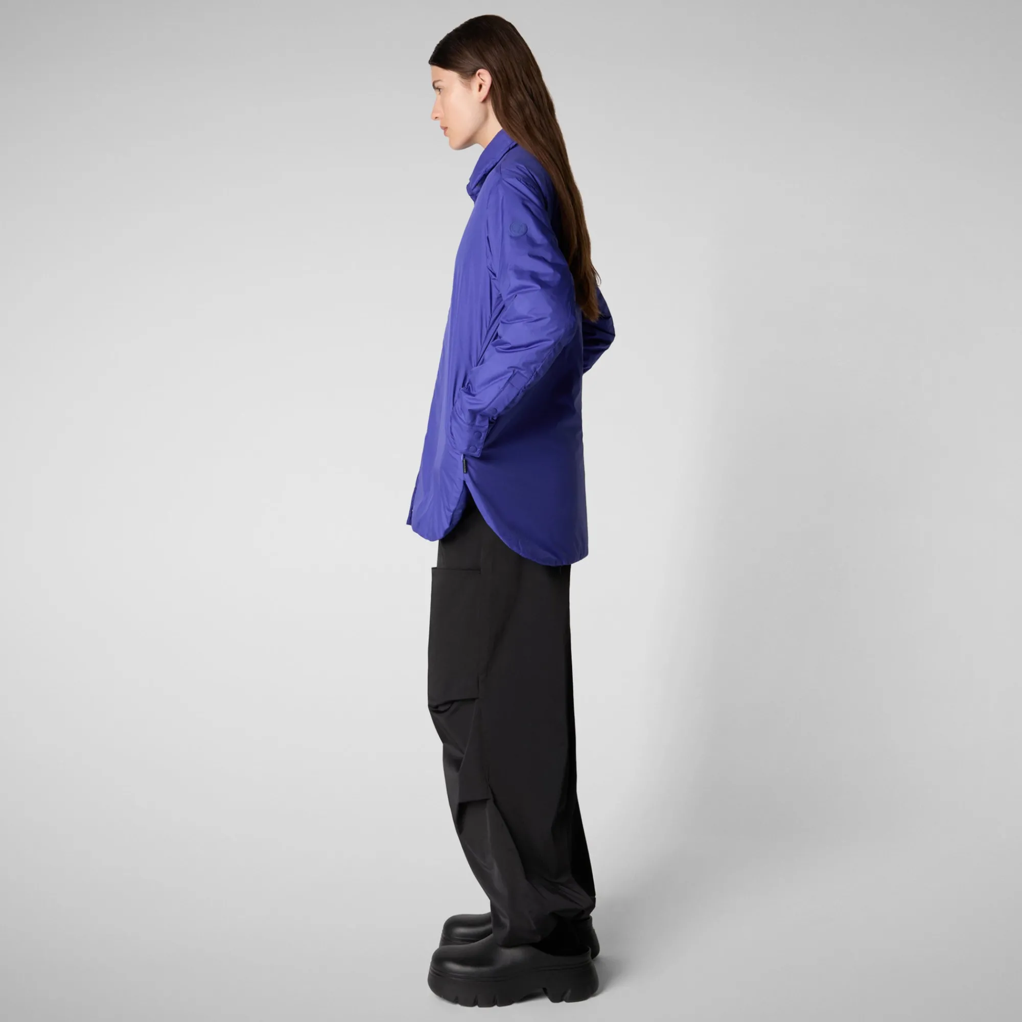 Online Save The Duck Women's Jacket Amarillis in Gentian Blue GentianBlue