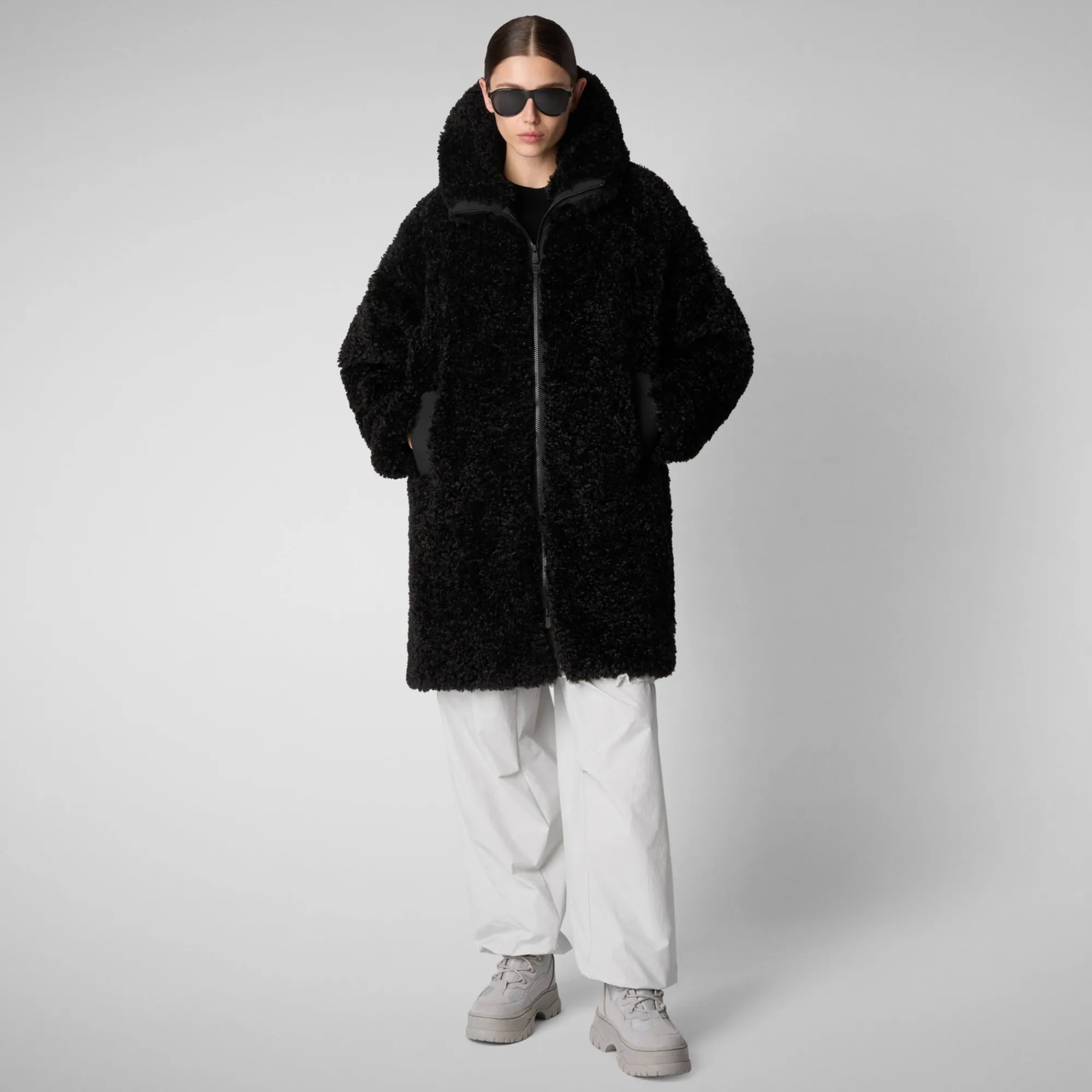 womens_jacket_angelica_in_black_2-1.webp Best Sale Save The Duck Women's Jacket Angelica in Black