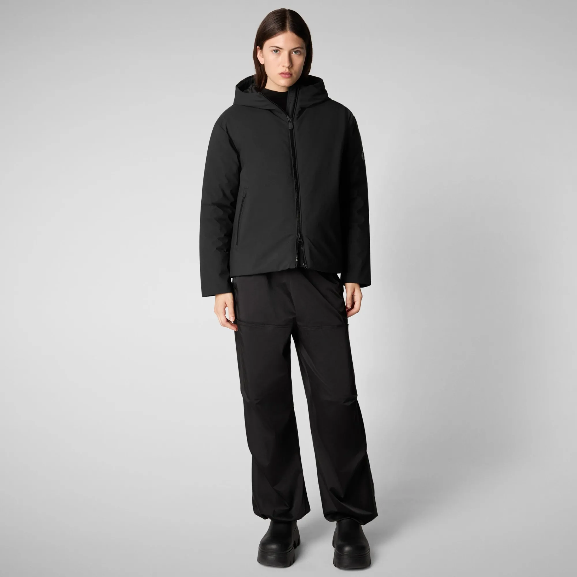 Cheap Save The Duck Women's jacket Aveline in Black